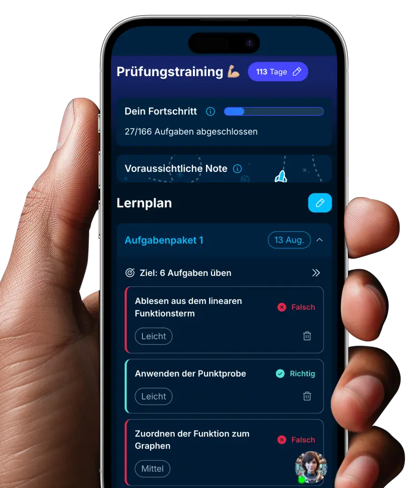 RocketTutor auf dem Handy