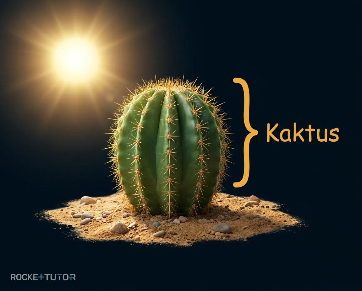 Kaktus in der Wüste