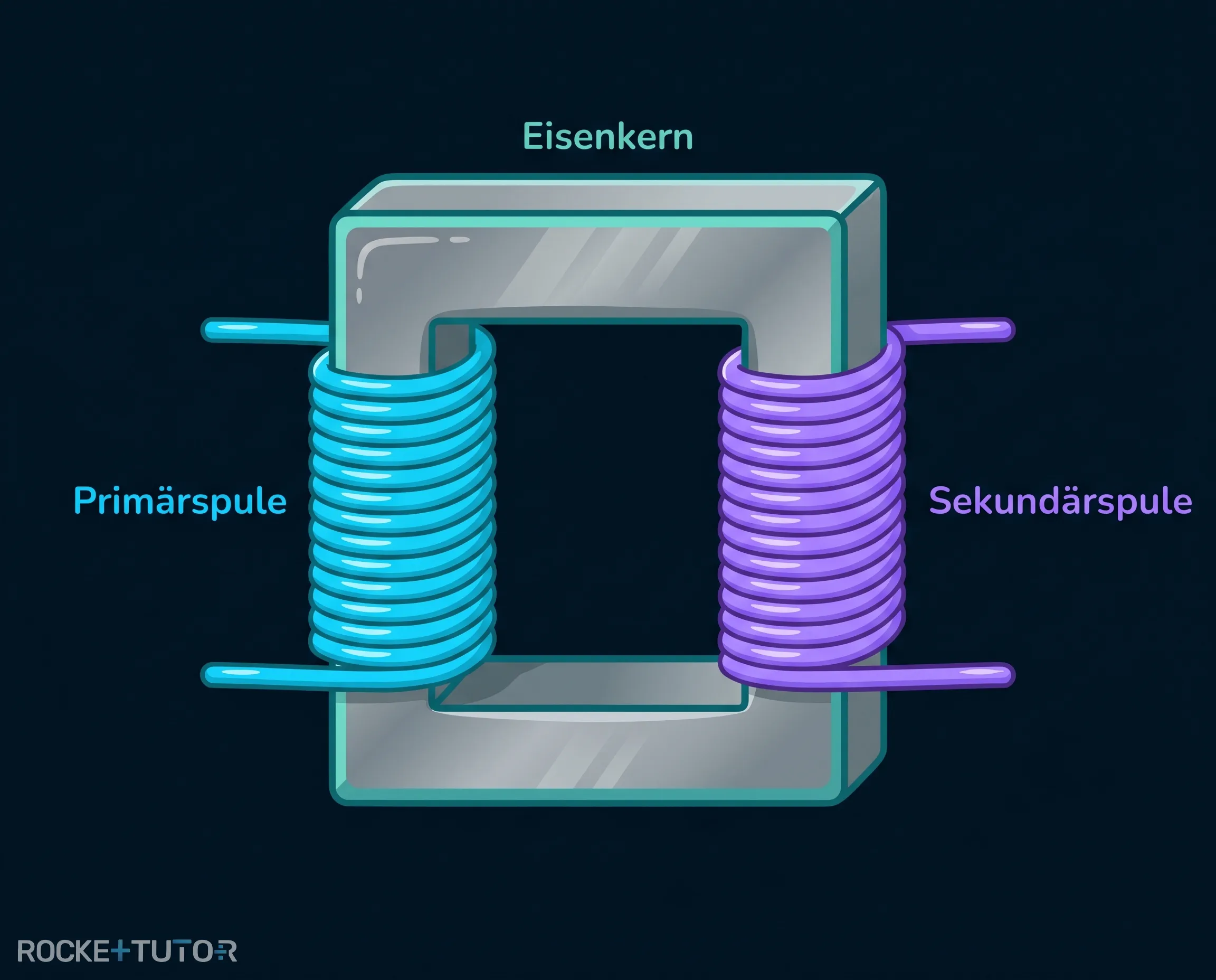 Aufbau eines Transformators