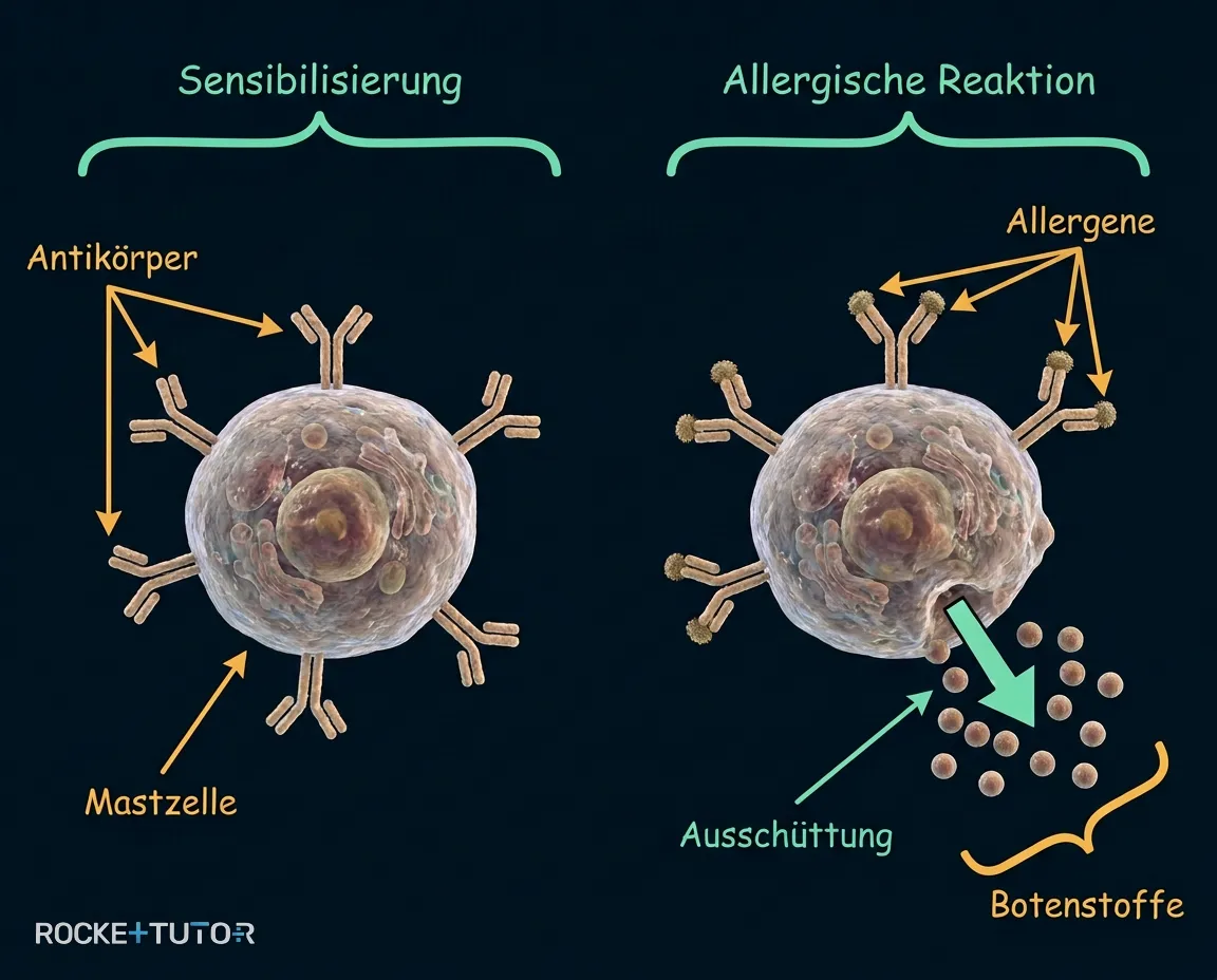 Sensibilisierung der Mastzelle