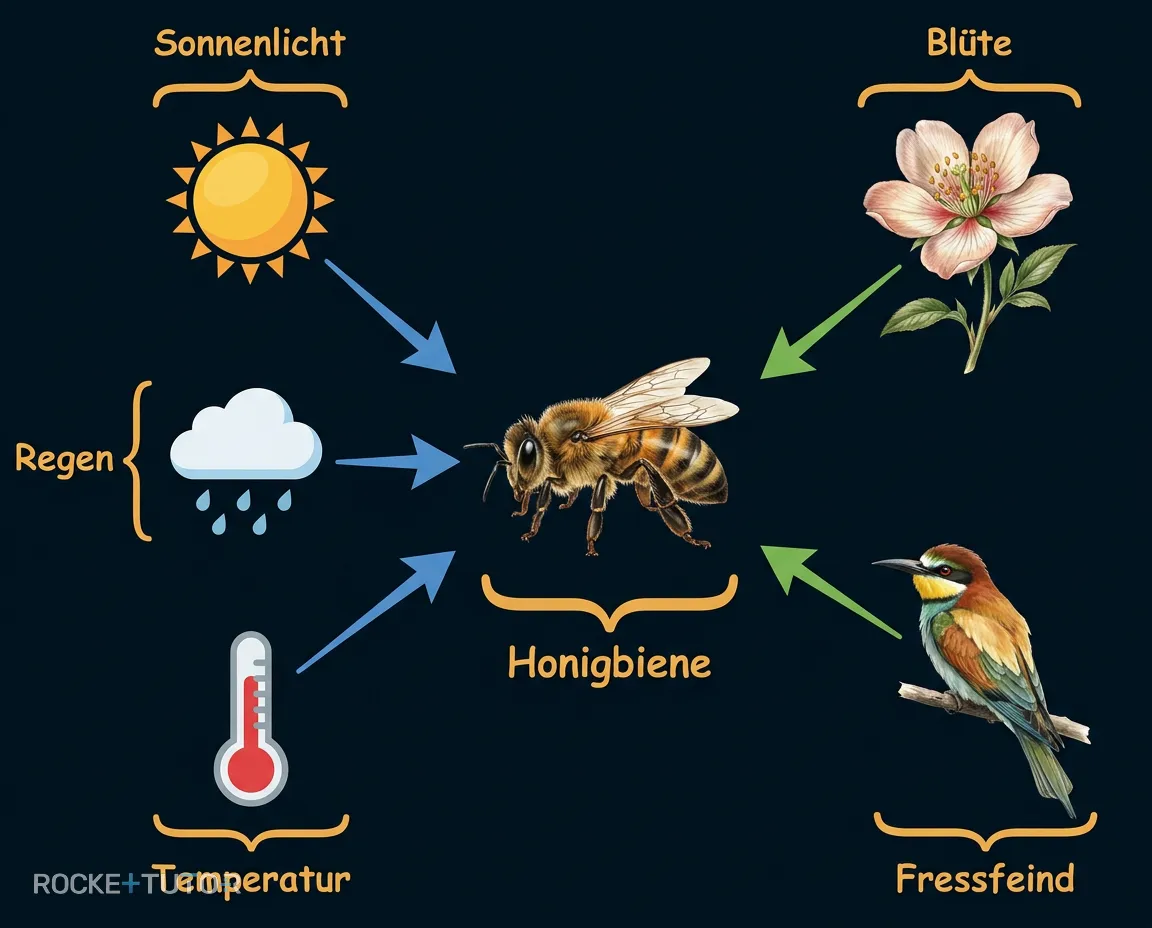 Biene auf einer Blüte