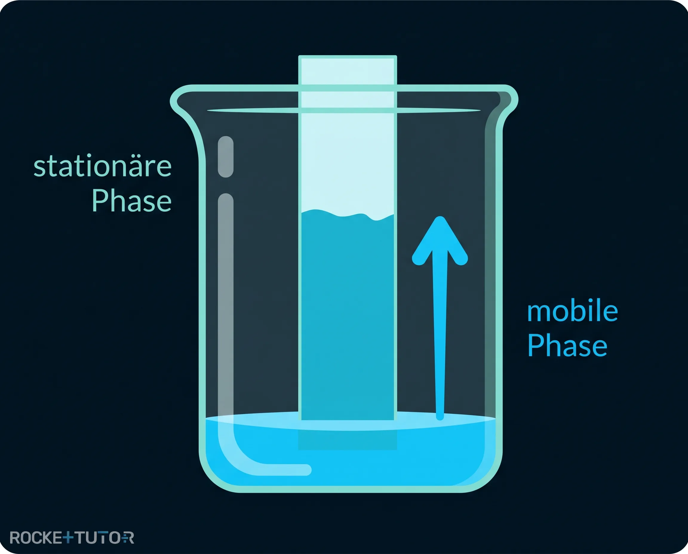 Mobile und stationäre Phase