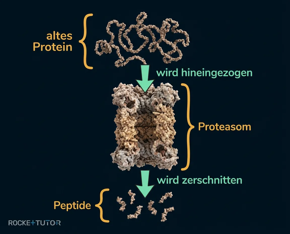 Molekularer Schredder Proteasom