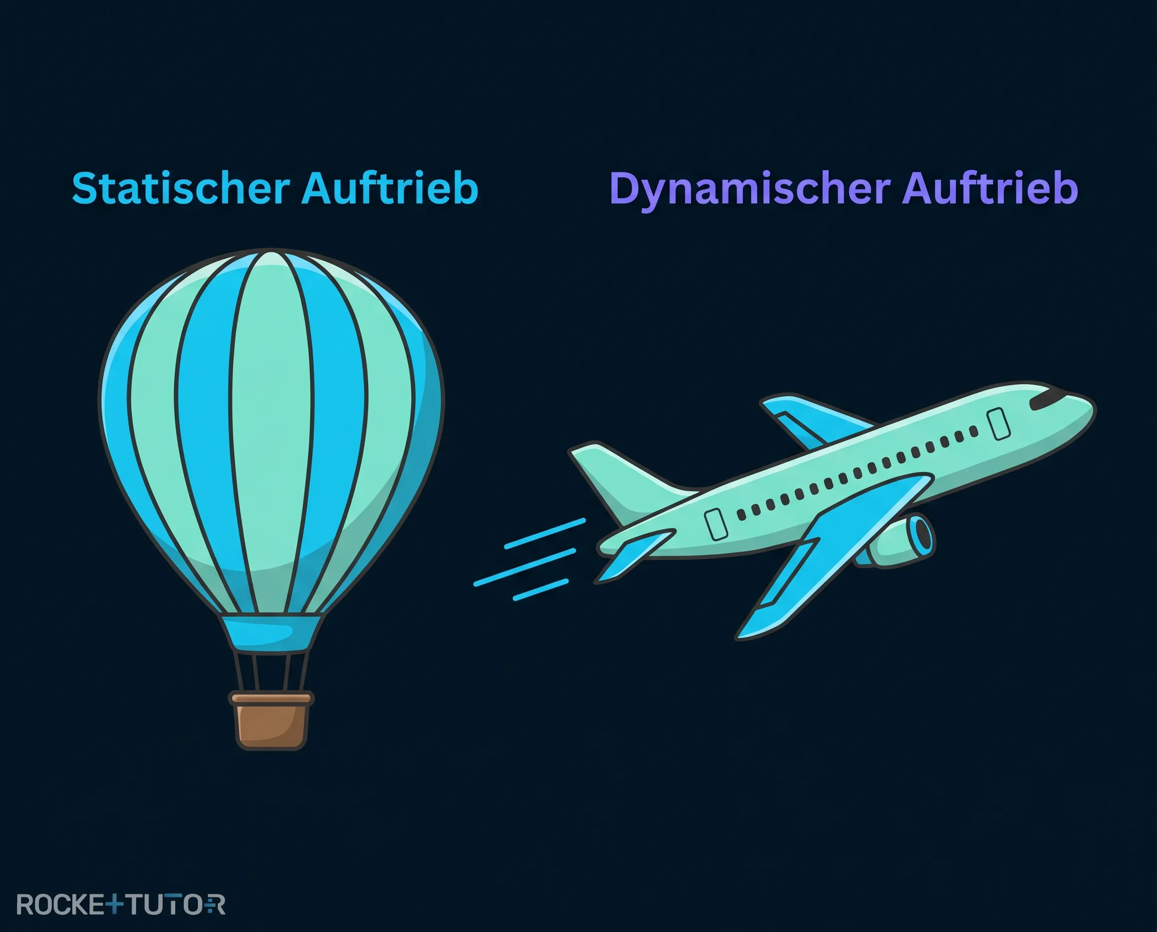 Hängegleiter in der Luft