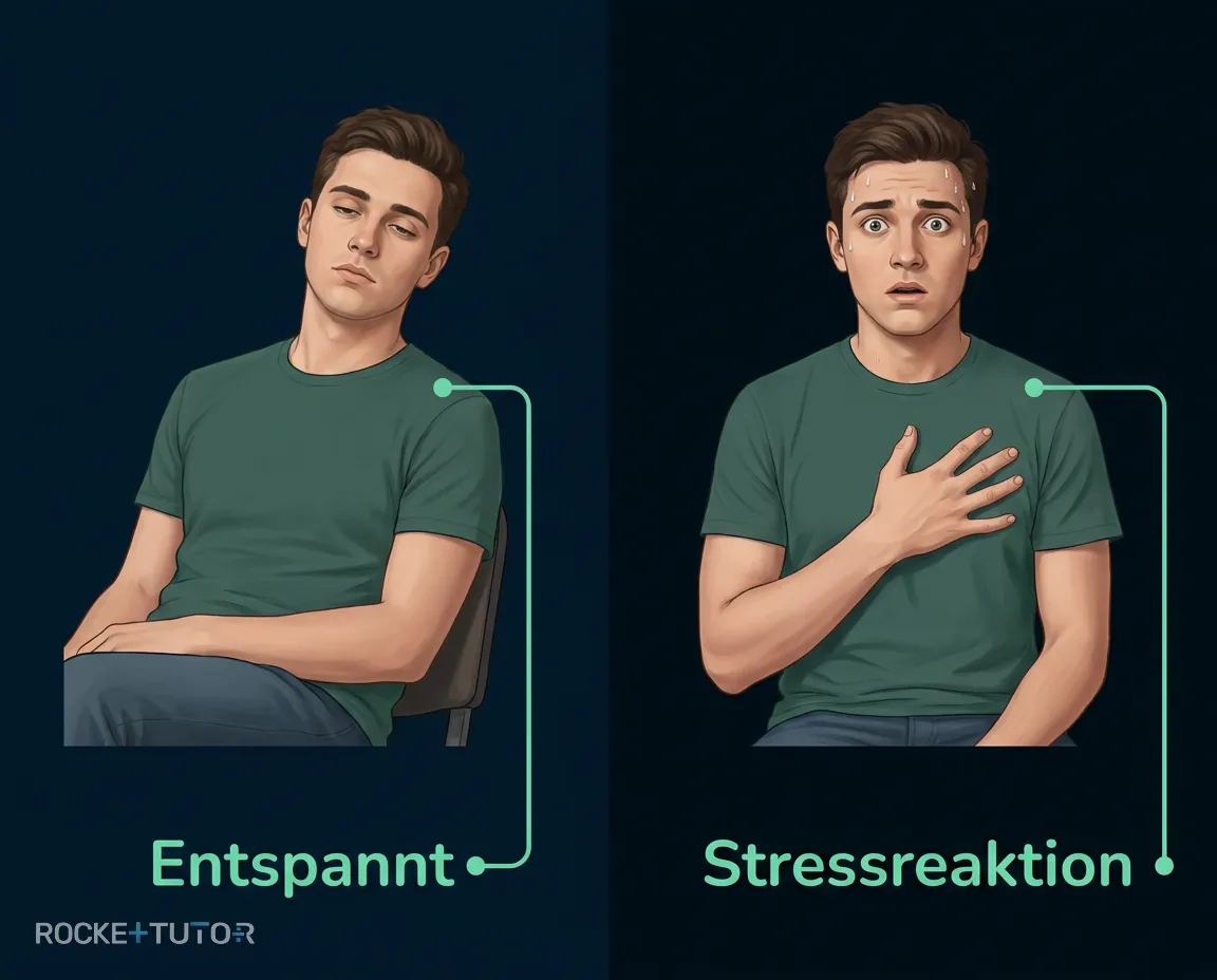 Schüler bei einem unangekündigten Test