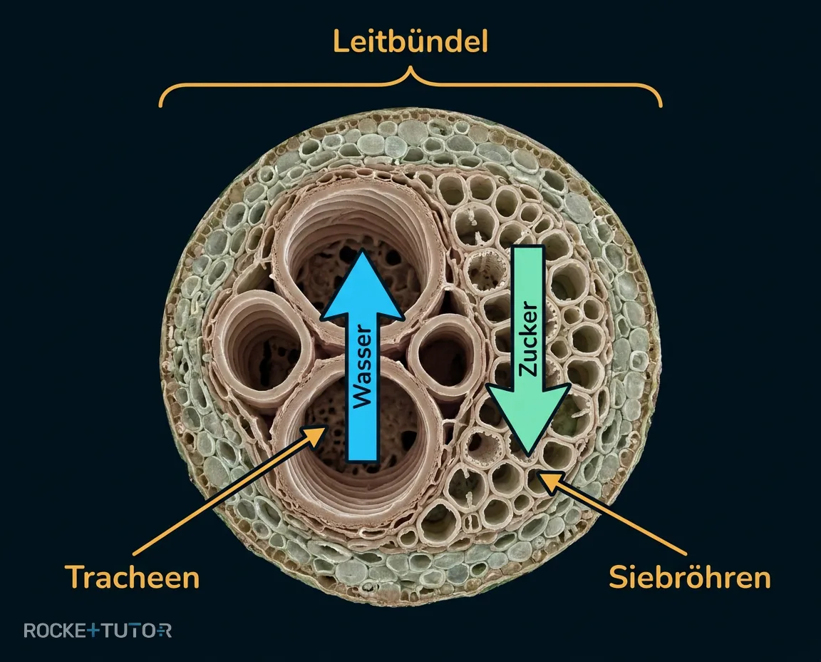 Aufbau eines Leitbündels