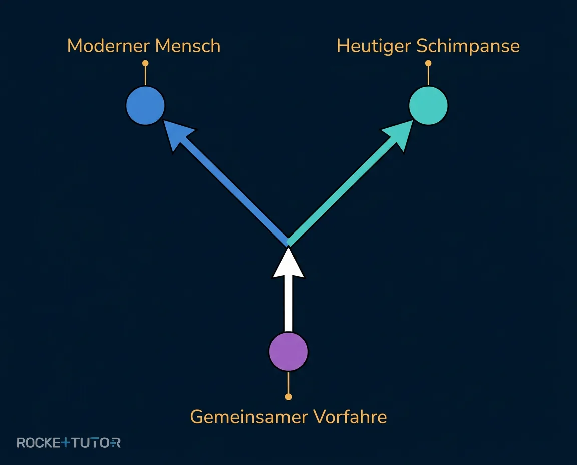Stammbaum Mensch und Affe