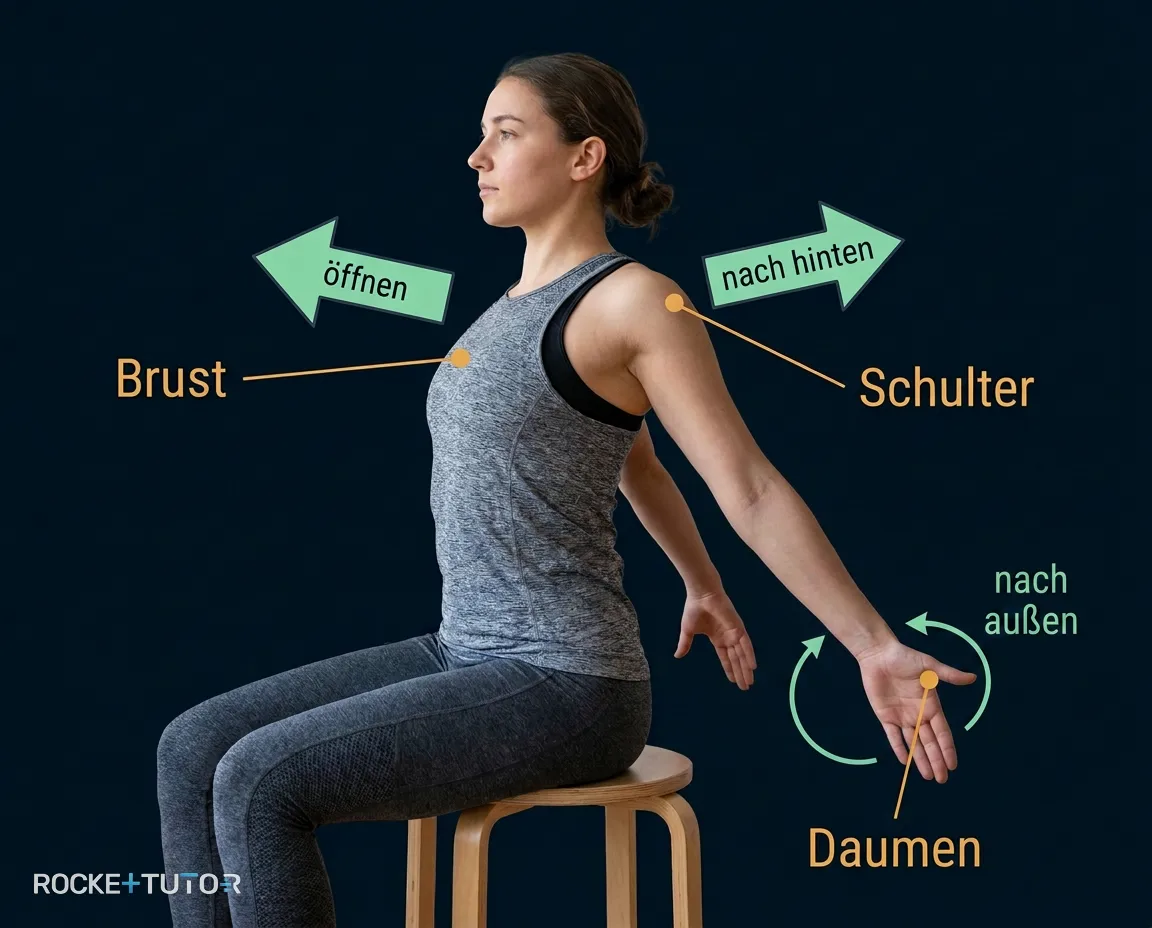 Dehnübungen für Nacken und Rücken