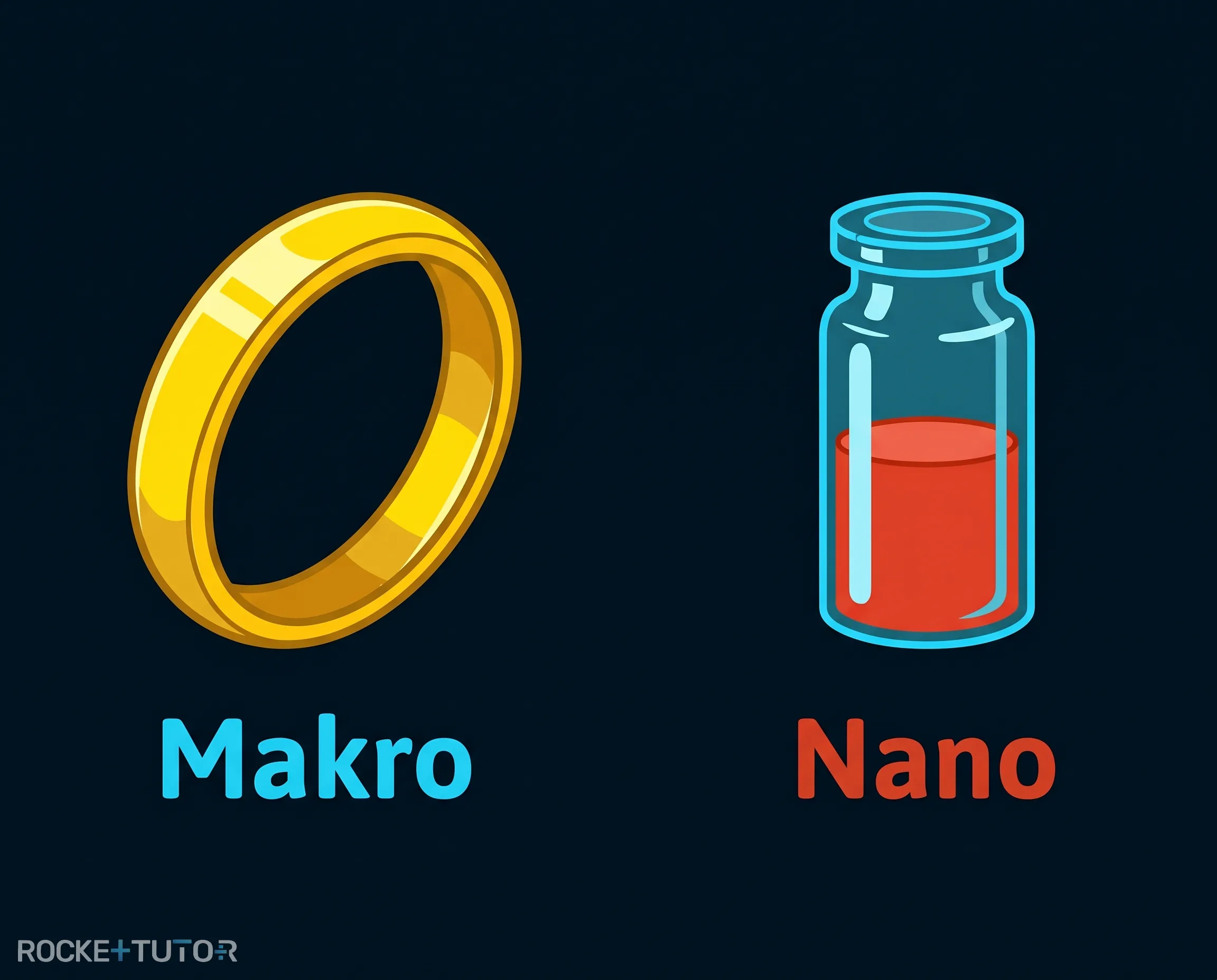 Goldring wird zu roten Nanopartikeln