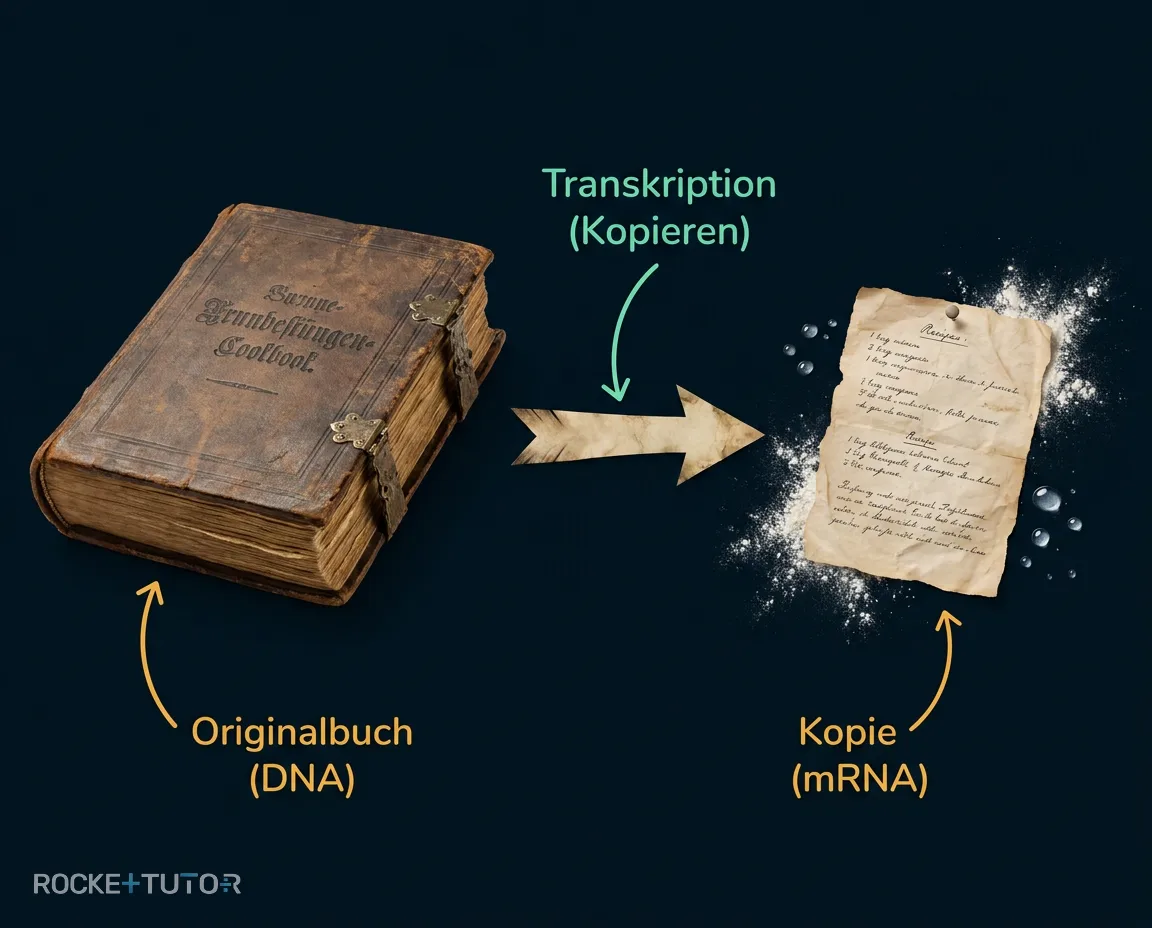 Kochbuch und Rezeptzettel