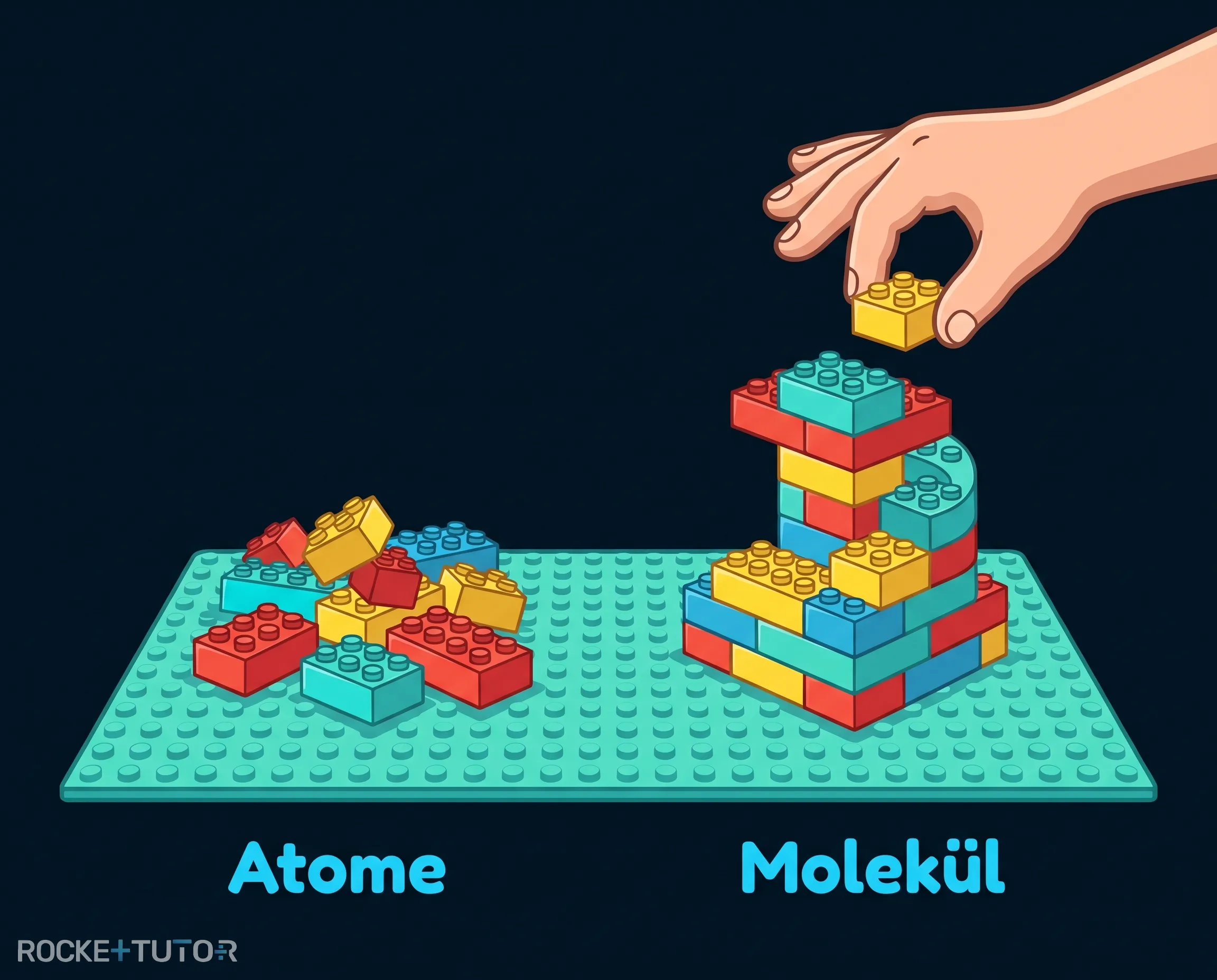 Legosteine als Atome