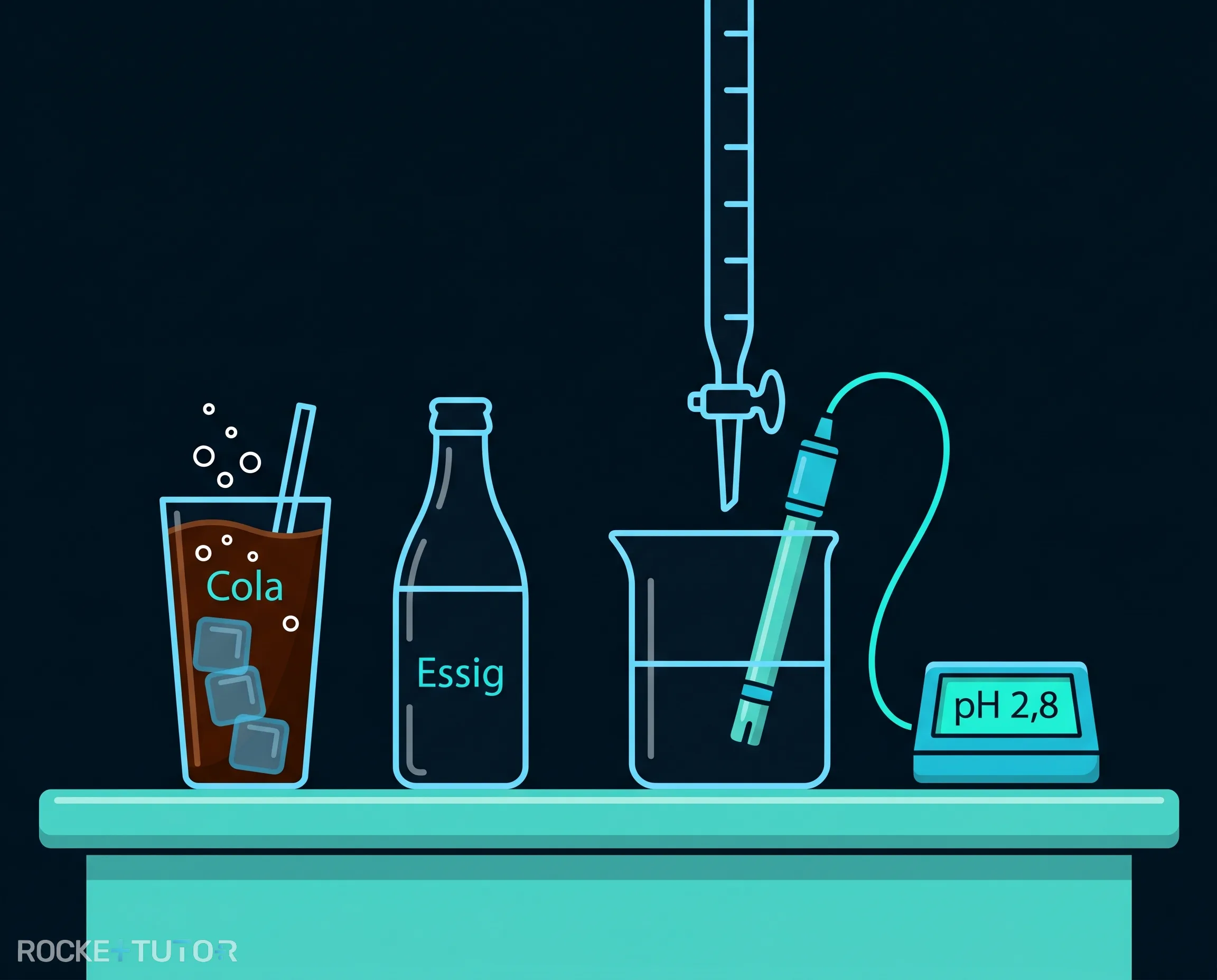 Laborgeräte für Titration