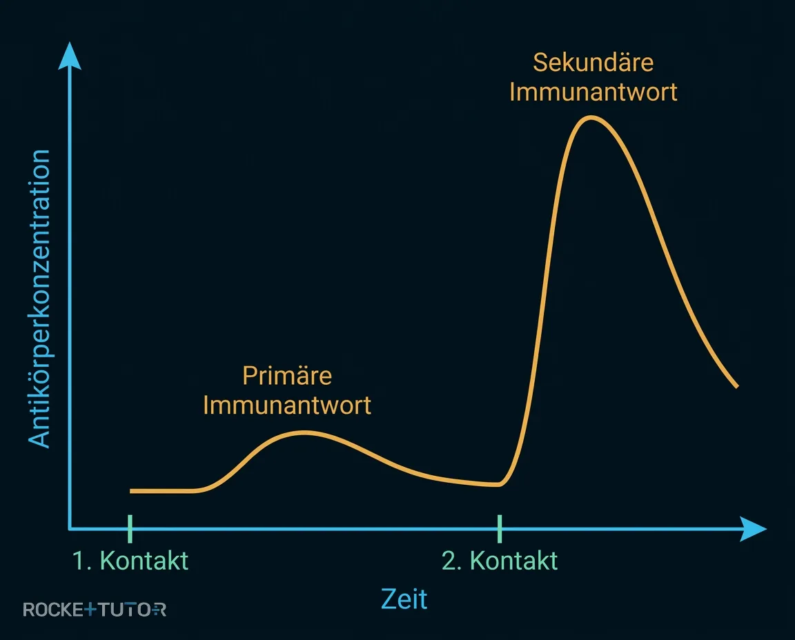 Gedächtniszellen im Lymphknoten