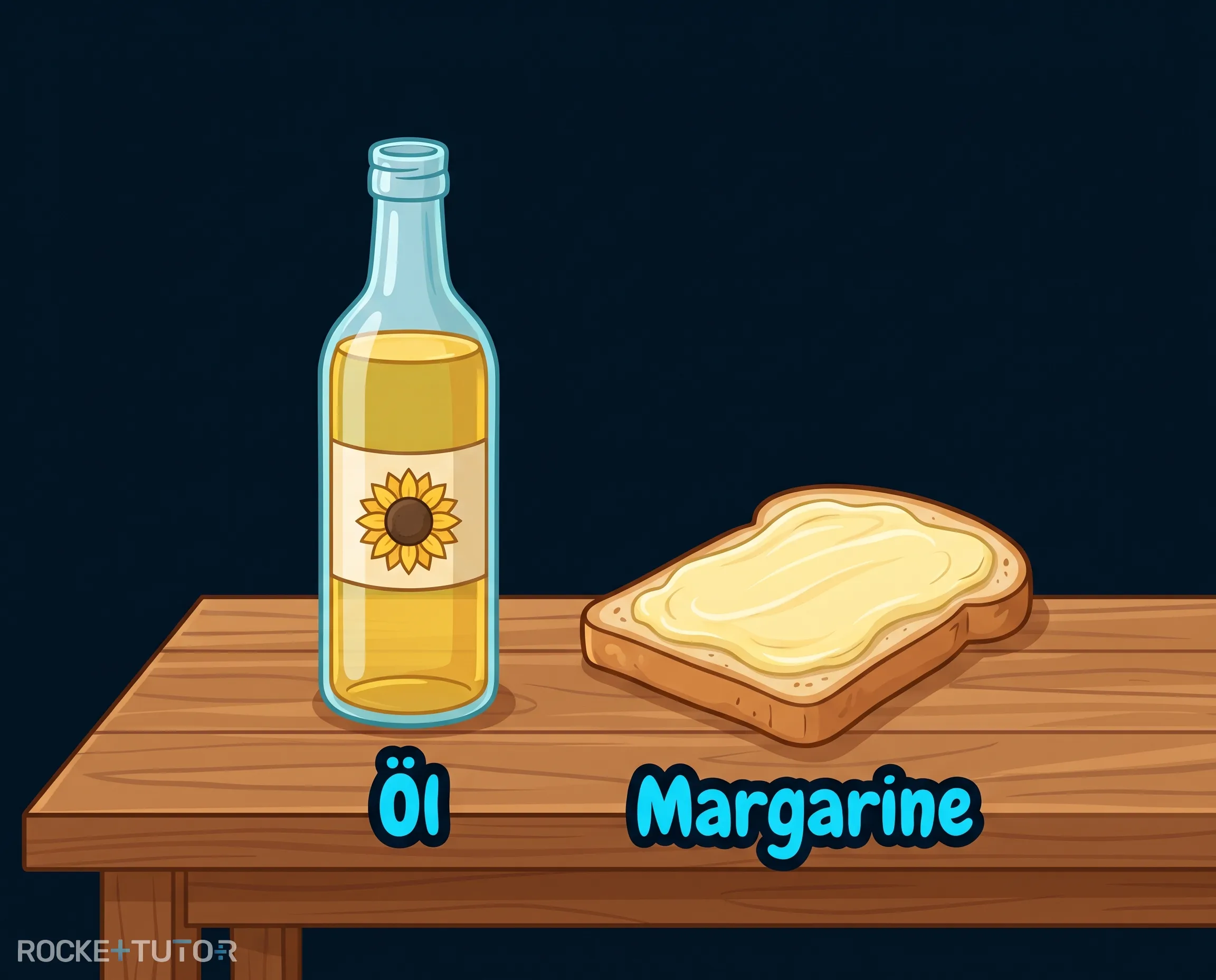 Flüssiges Öl zu Margarine