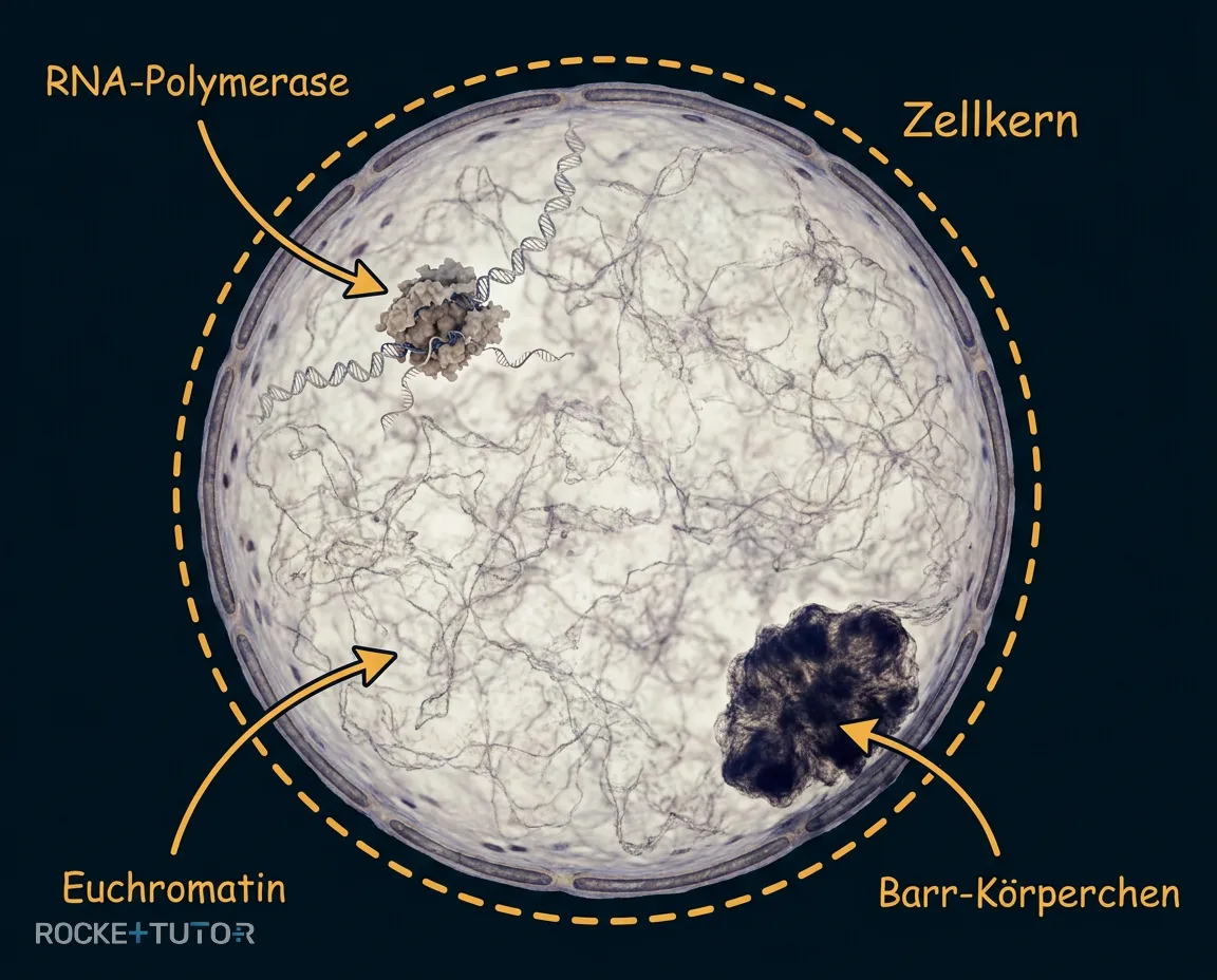 Aktivitätszustand Euchromatin Heterochromatin
