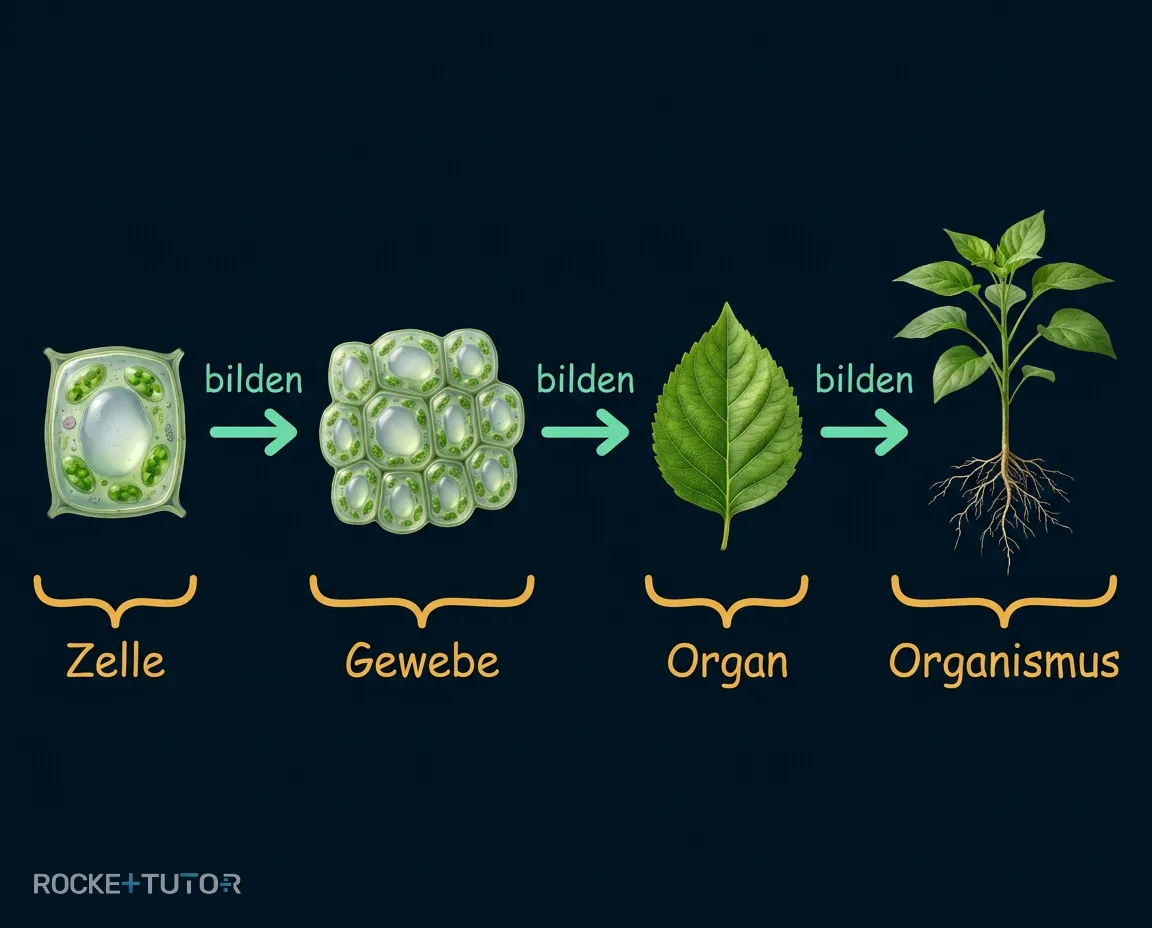 Hierarchie Zelle Gewebe Organ