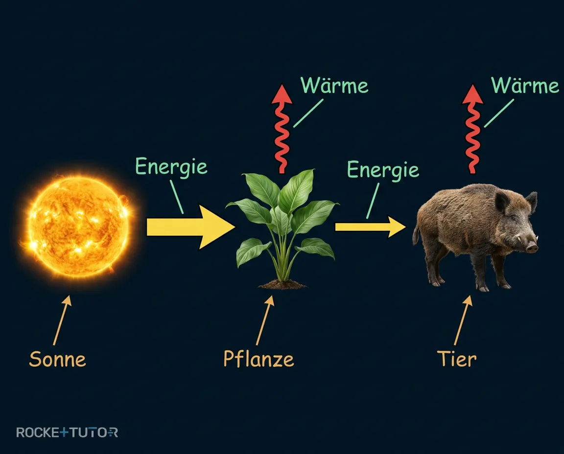 Energiefluss als Einbahnstraße