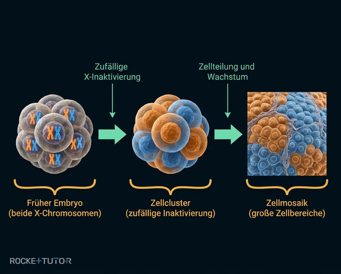 Entstehung des zellulären Mosaiks