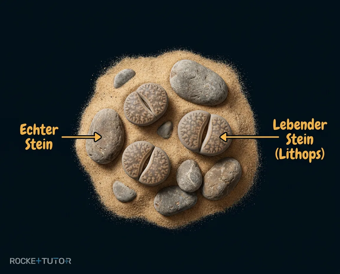 Lebende Steine Pflanze Lithops