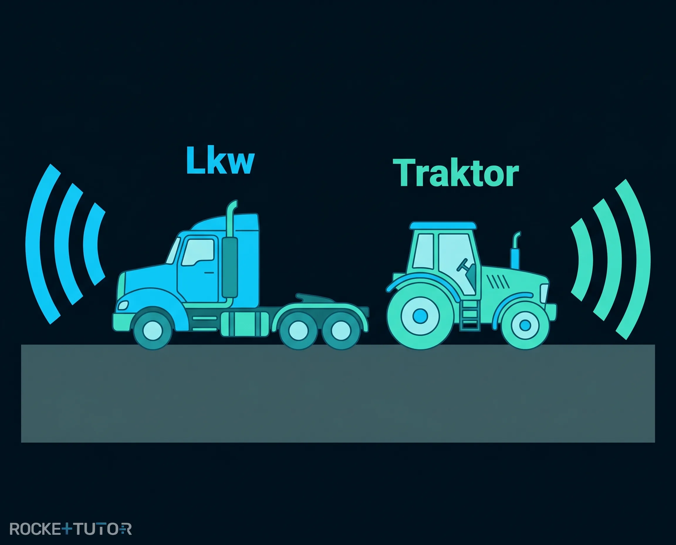Lkw und Traktoren mit Dieselmotor