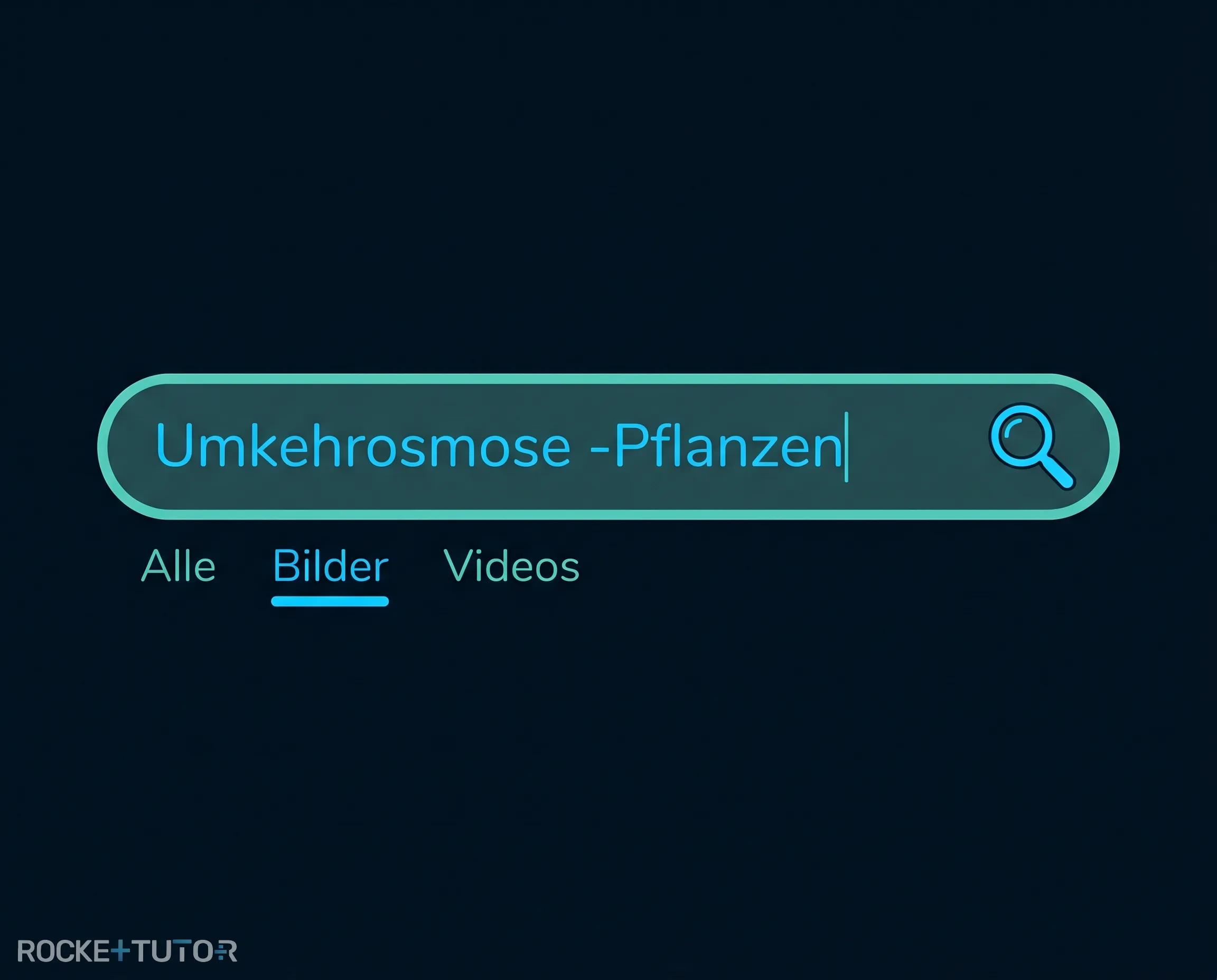 Suchleiste Umkehrosmose minus Pflanzen
