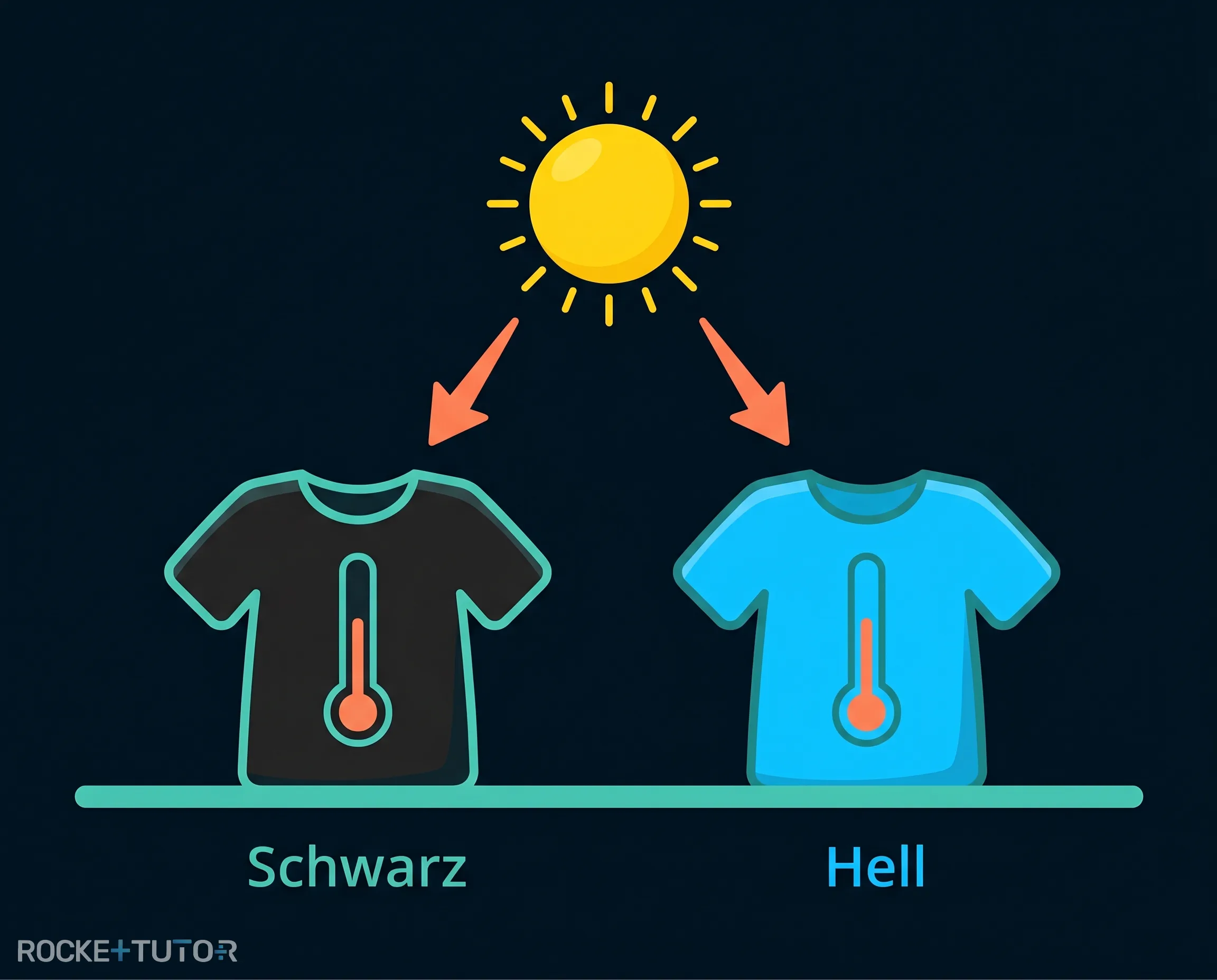 Schwarzes und weißes T-Shirt