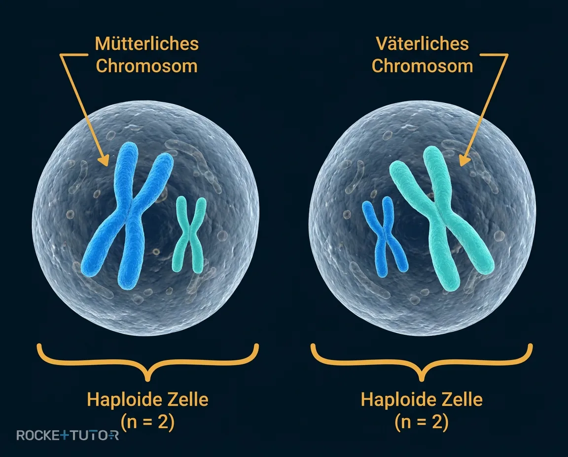 Zwei neue Zellen Telophase I