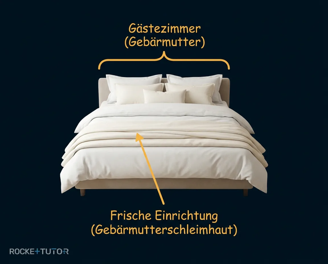 Gebärmutter als gemütliches Zimmer