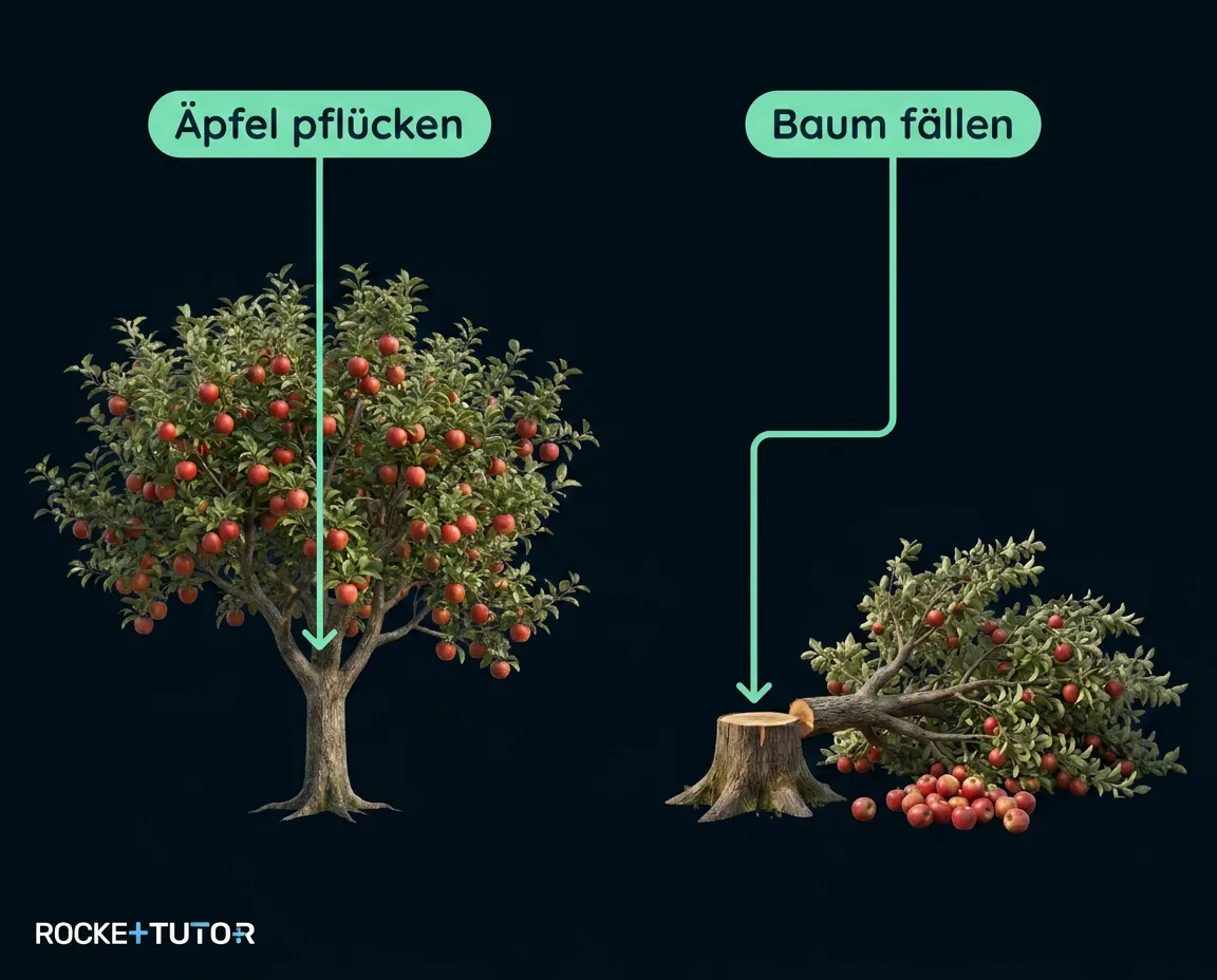 Apfelbaum als Symbol für Nachhaltigkeit