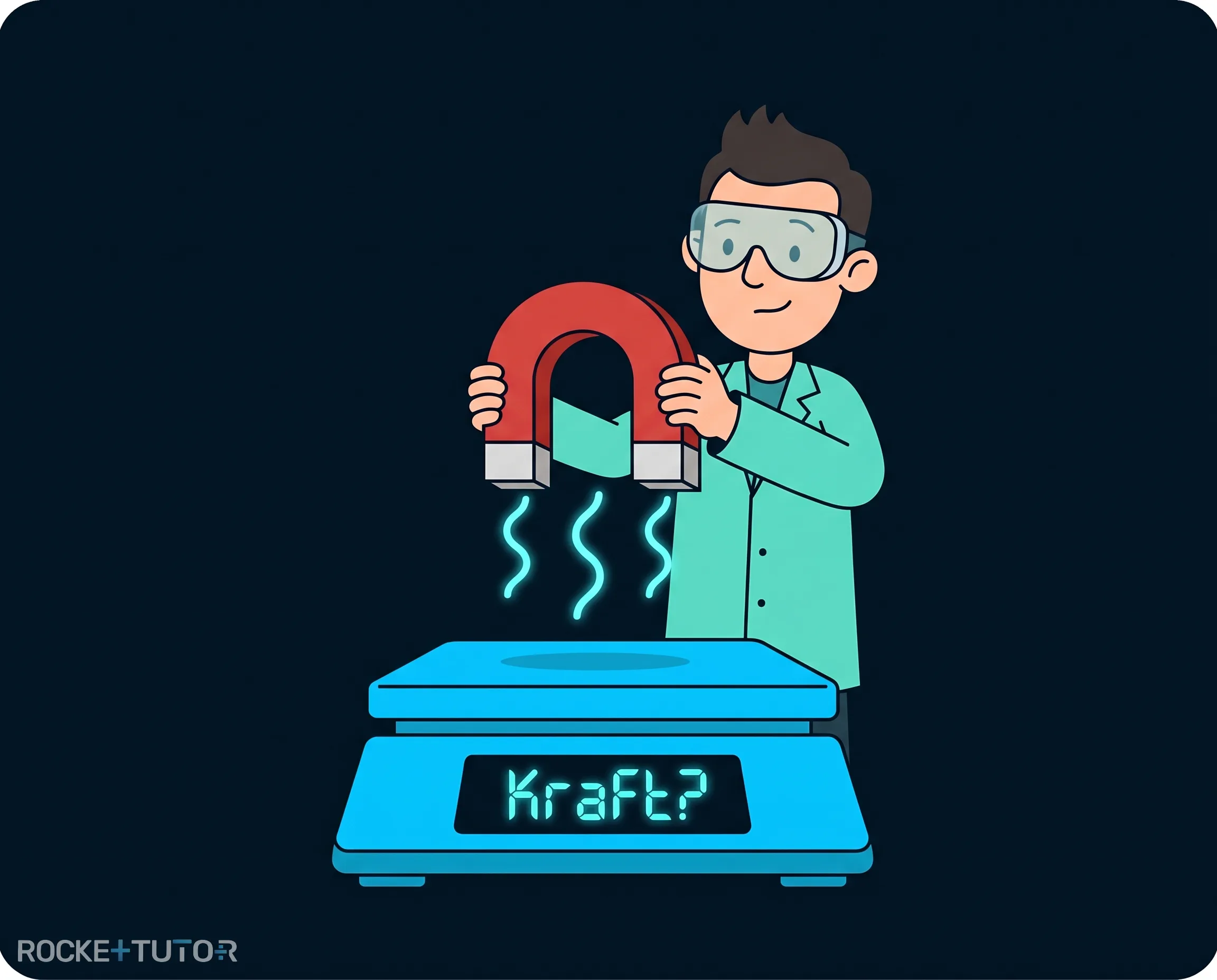 Magnetfeld Kraft wiegen