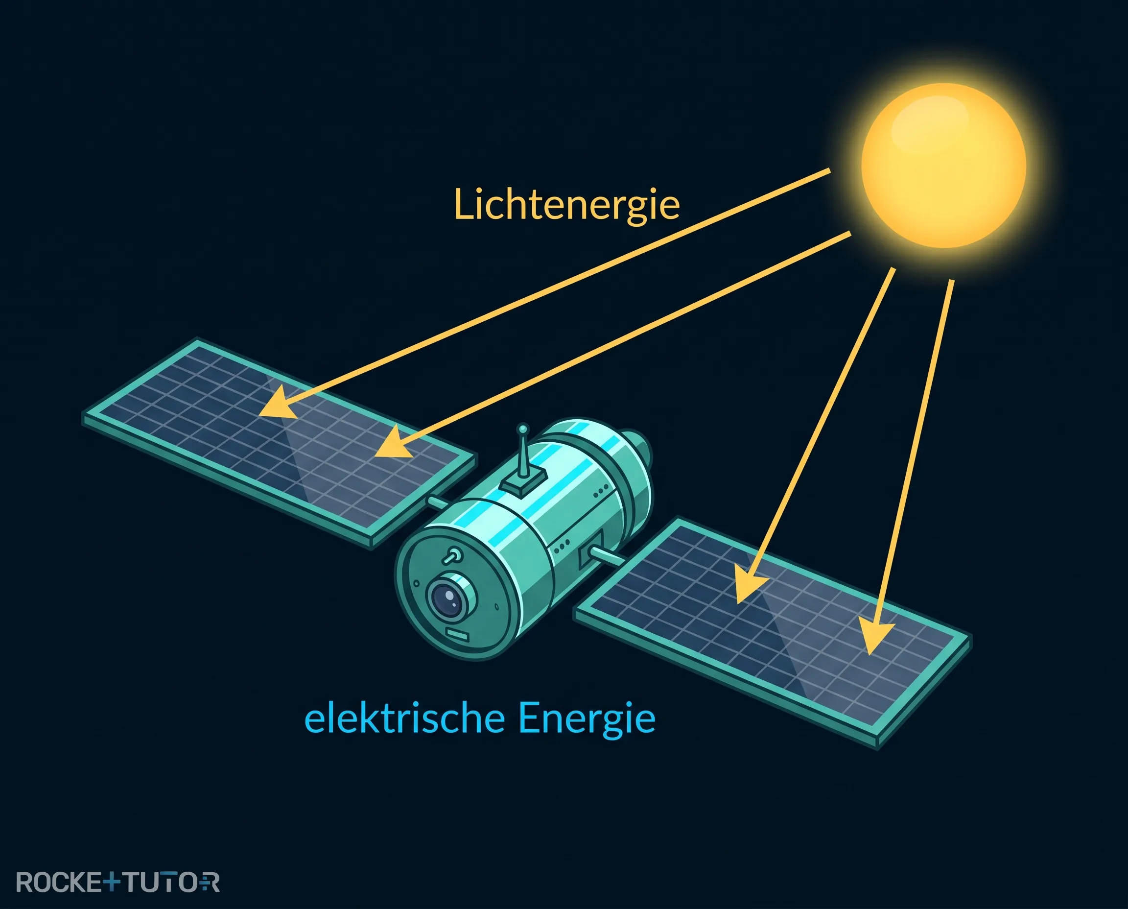 Solarzellen auf einem Dach