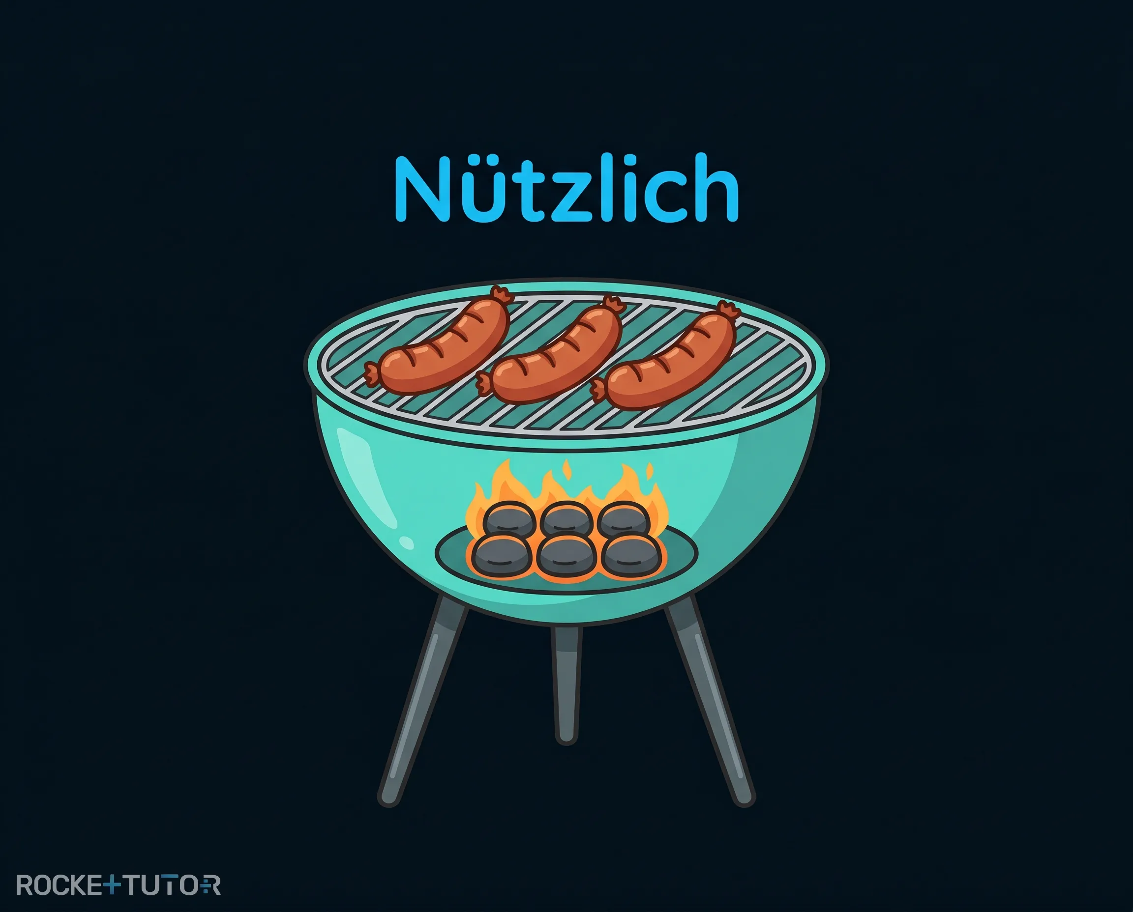 Grillabend mit Feuer