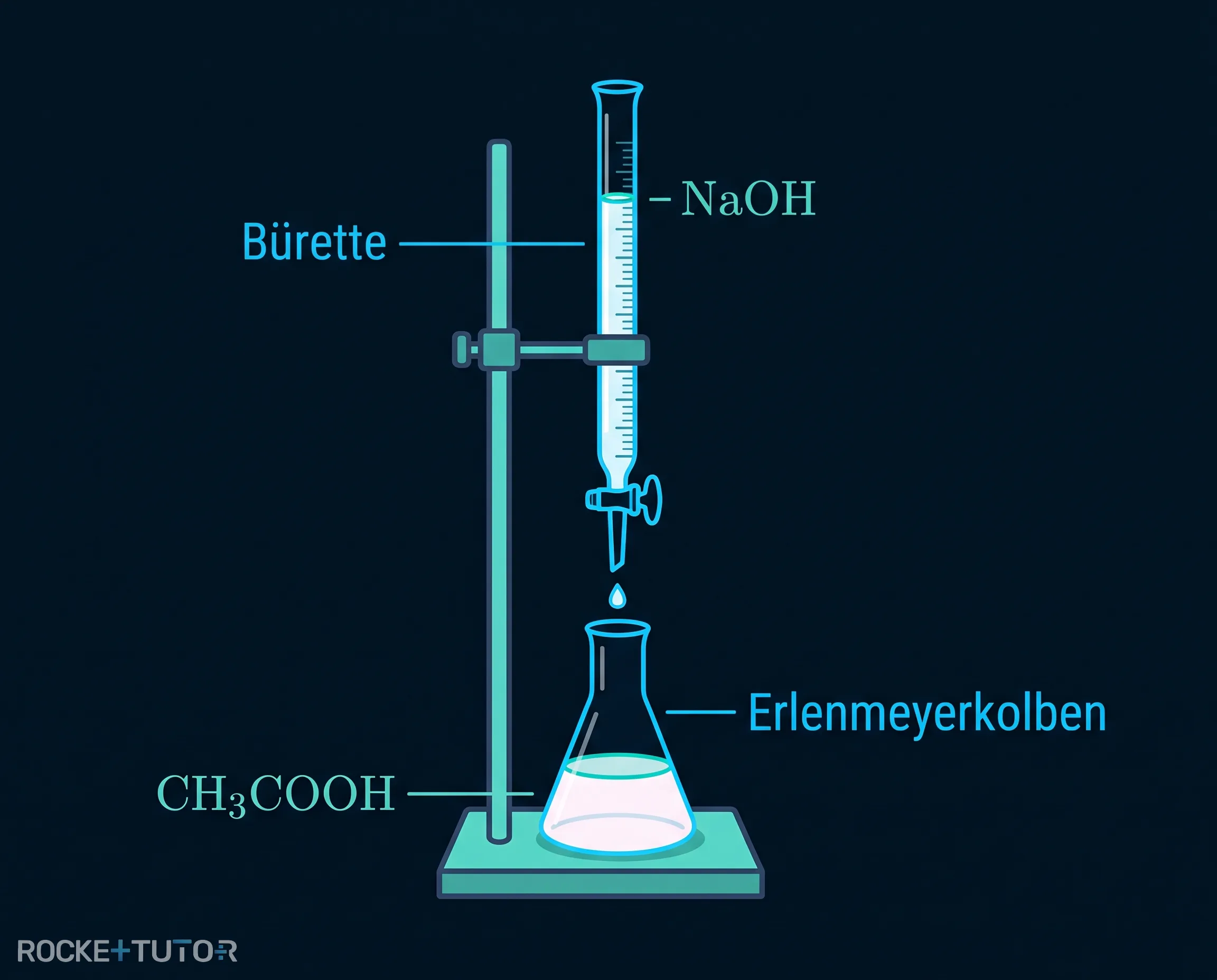 Titration mit Natronlauge