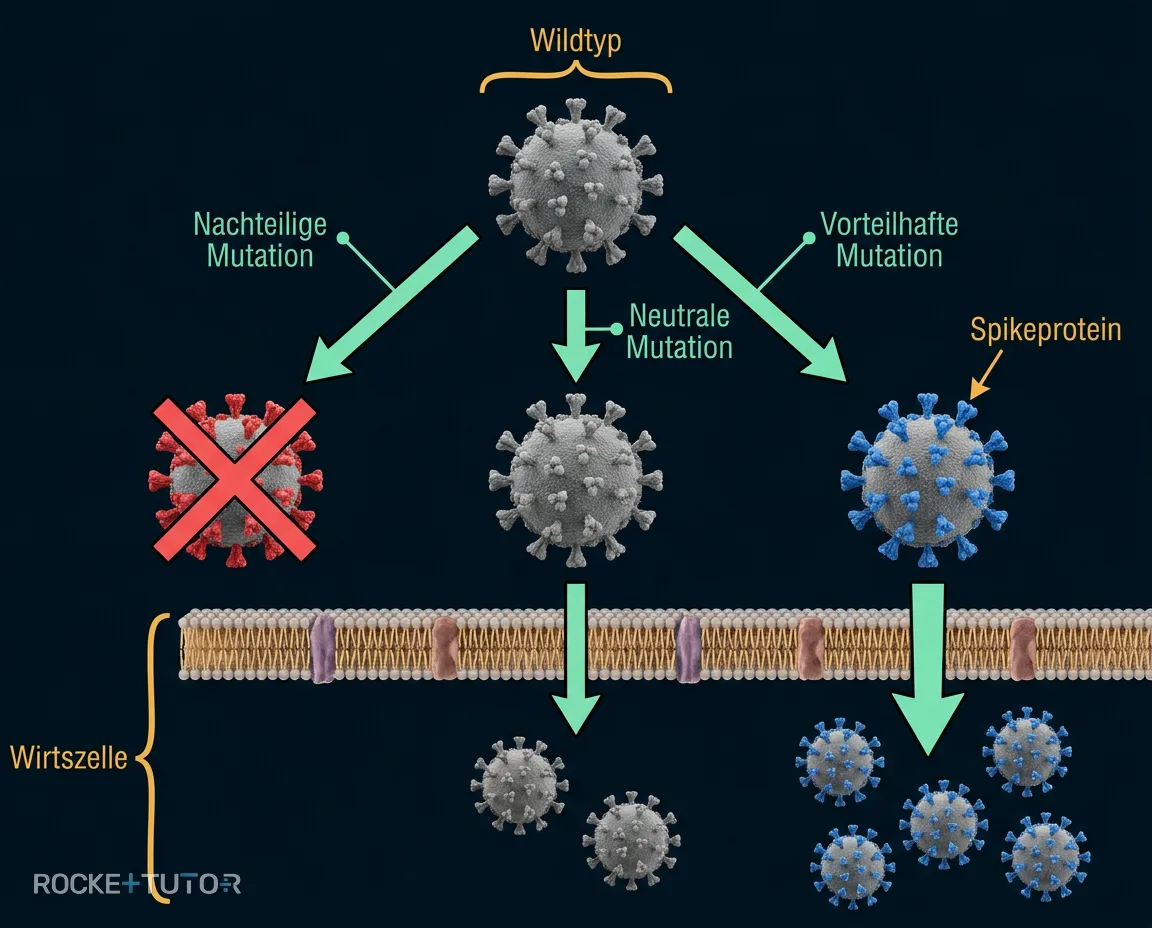 Mutationen und Selektion bei Viren