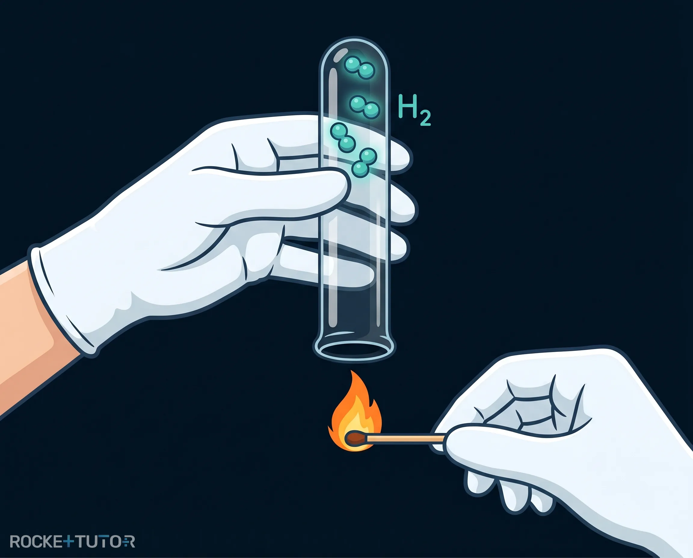 Durchführung der Knallgasprobe