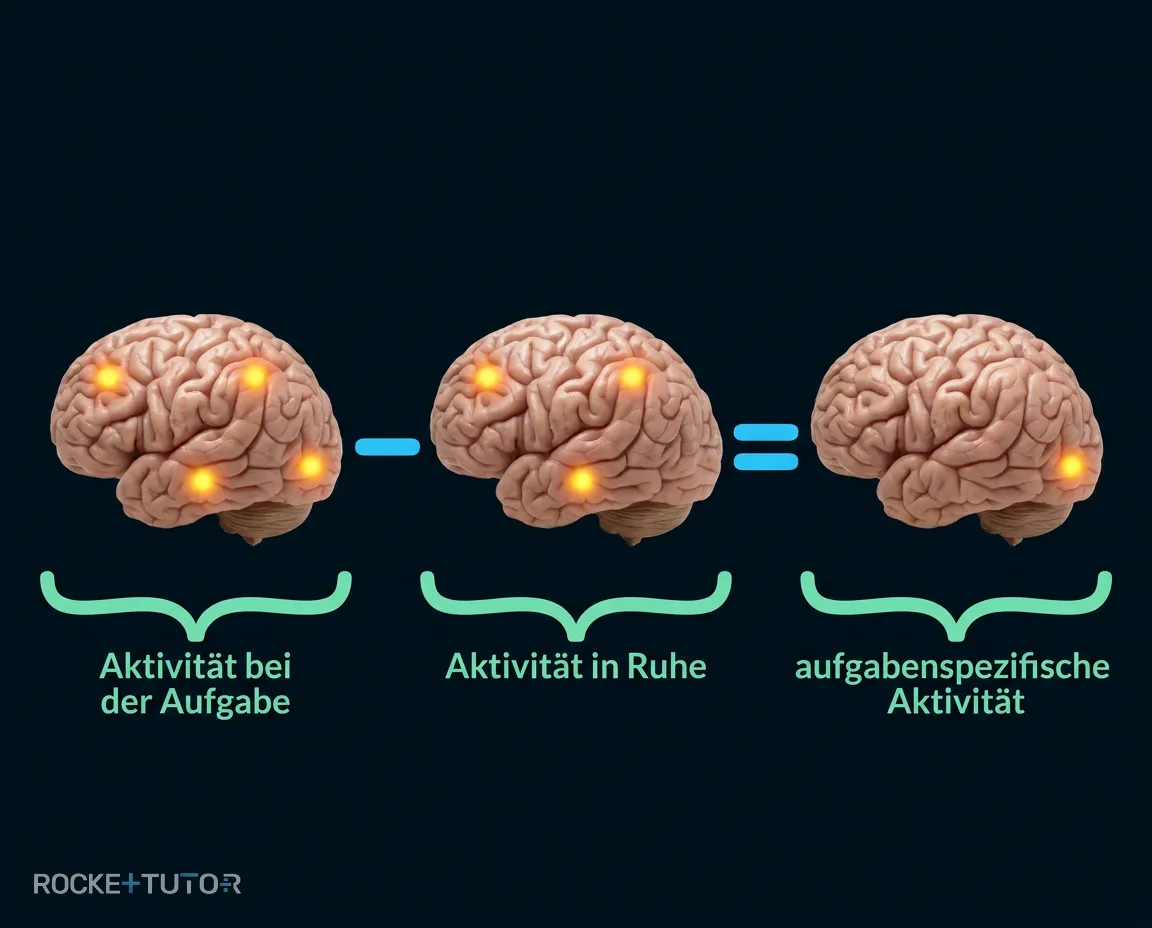 Subtraktionsmethode bei Gehirnscans