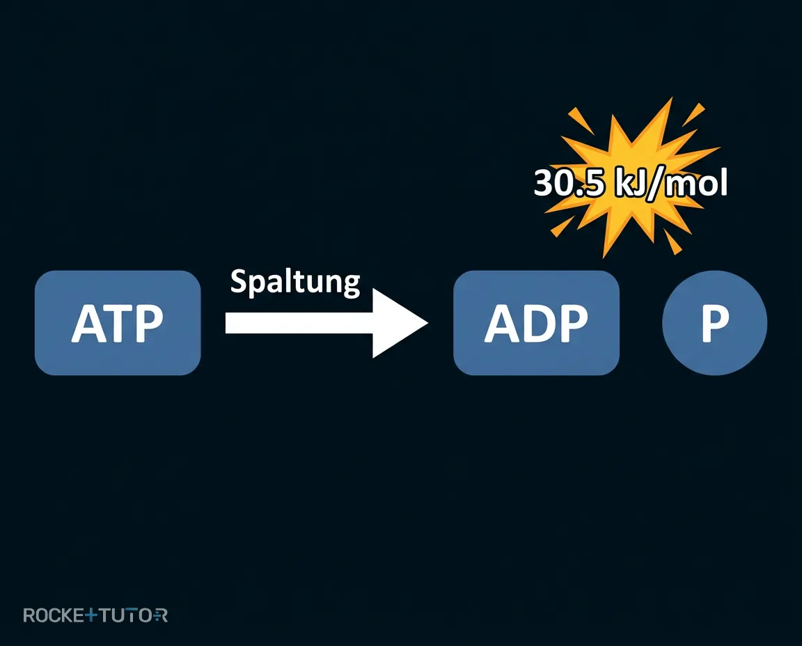ATP Spaltung zu ADP