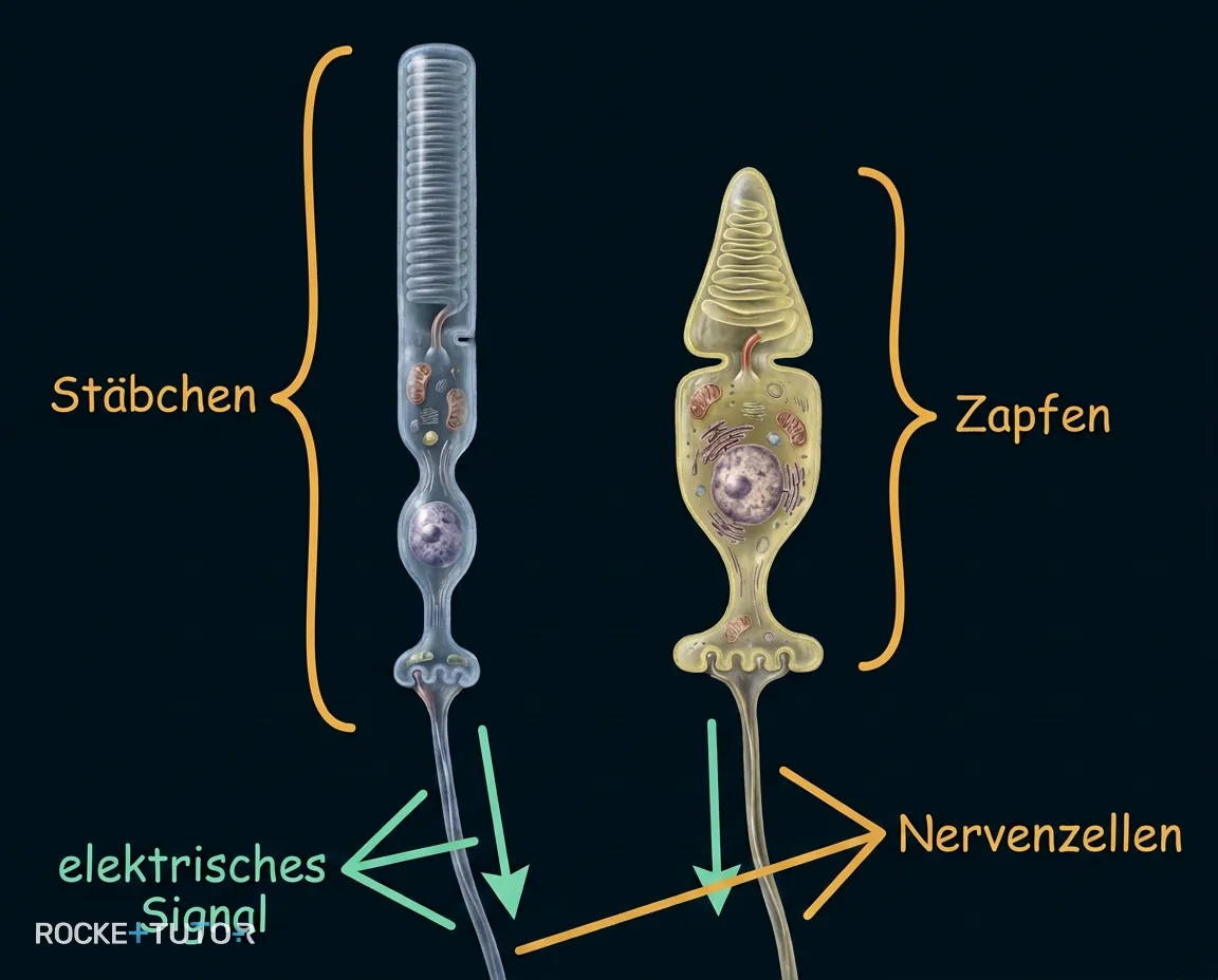 Stäbchen und Zapfen