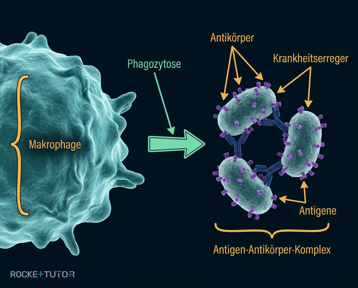 B-Zellen produzieren Y-förmige Antikörper
