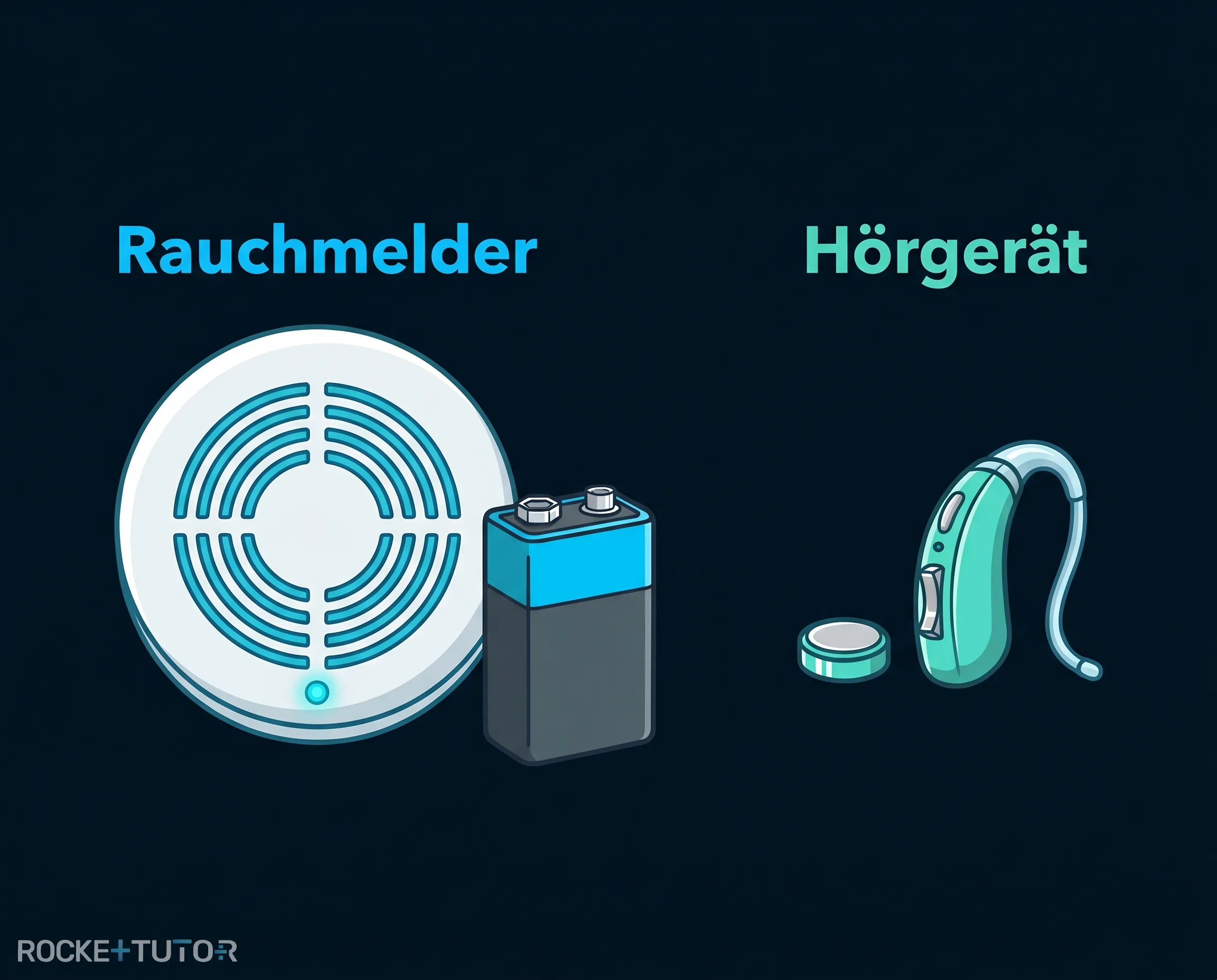 Verschiedene Spezialbatterien und Knopfzellen