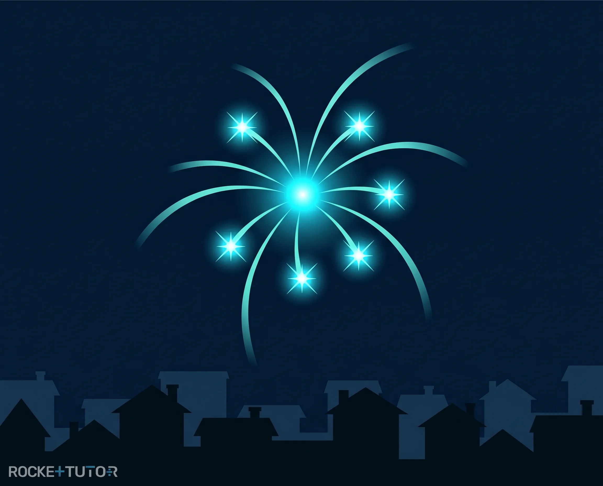 Brennendes Metall bei Feuerwerk