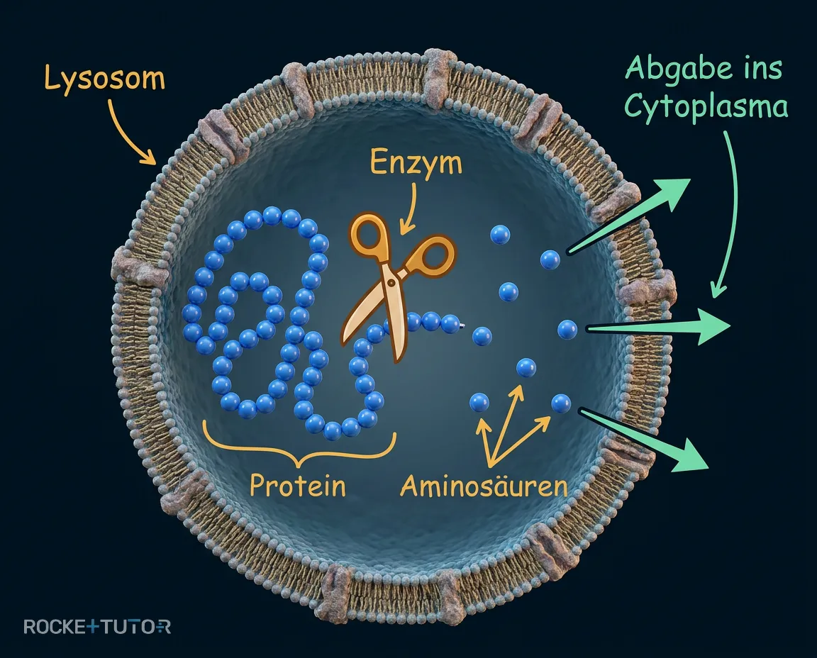 Enzymatische Zerlegung von Makromolekülen