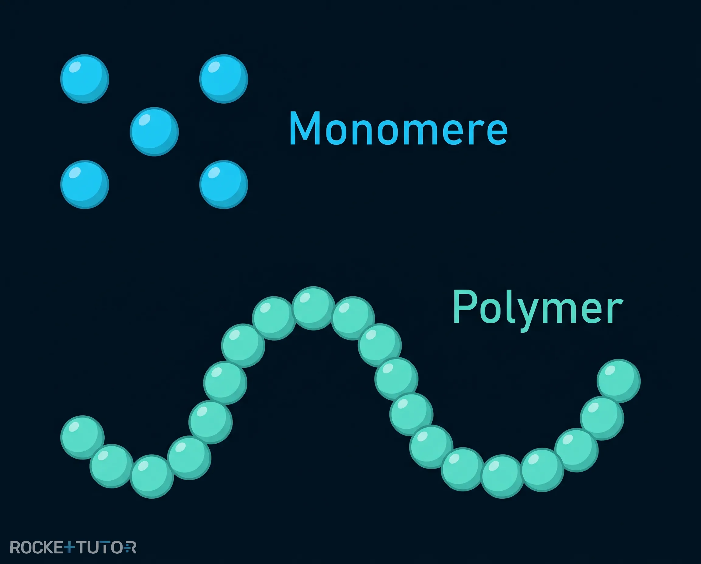 Aufbau von Polymeren aus Monomeren