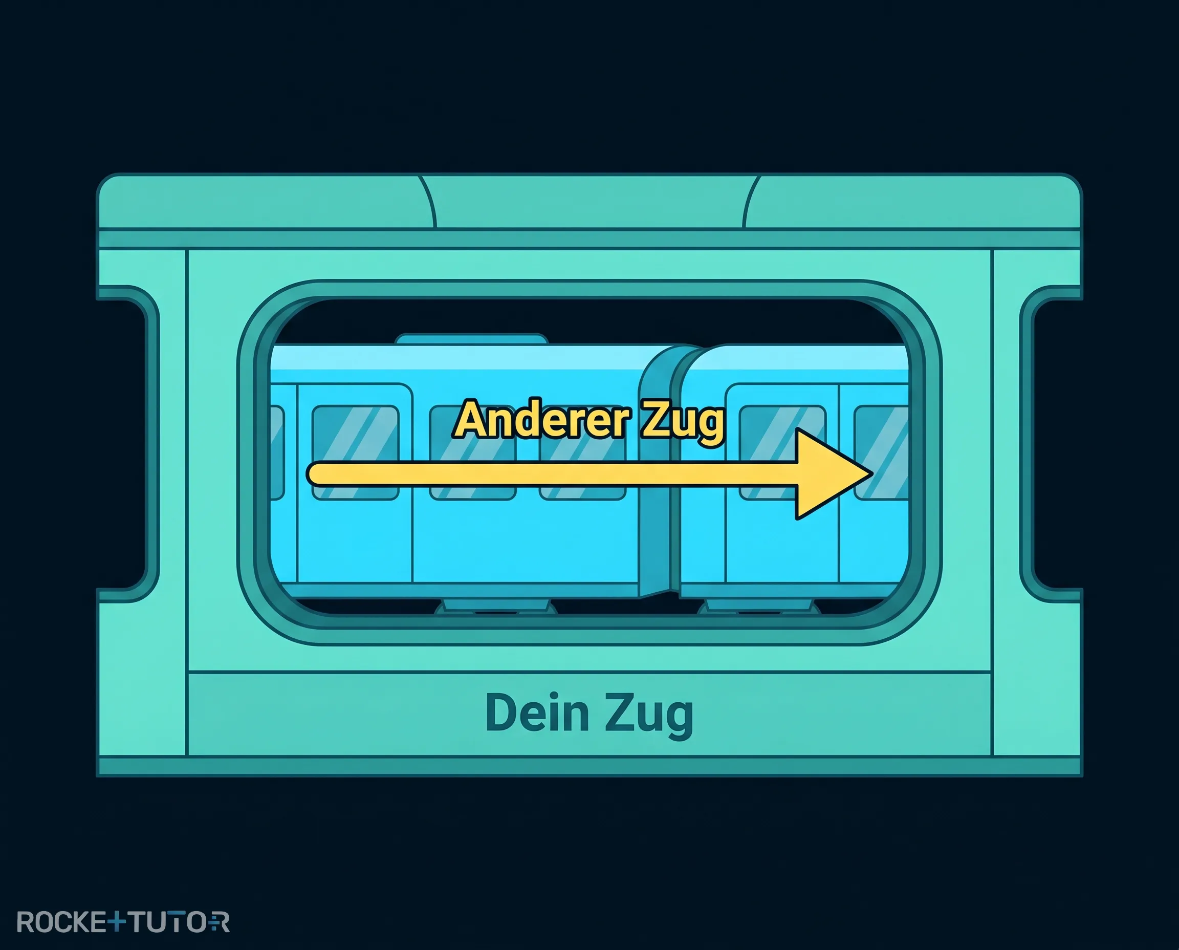 Zug am Bahnhof