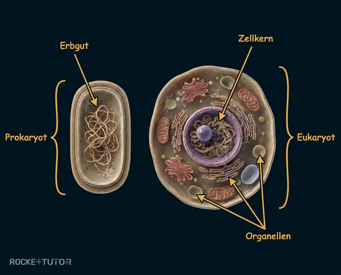 Vergleich Prokaryoten und Eukaryoten