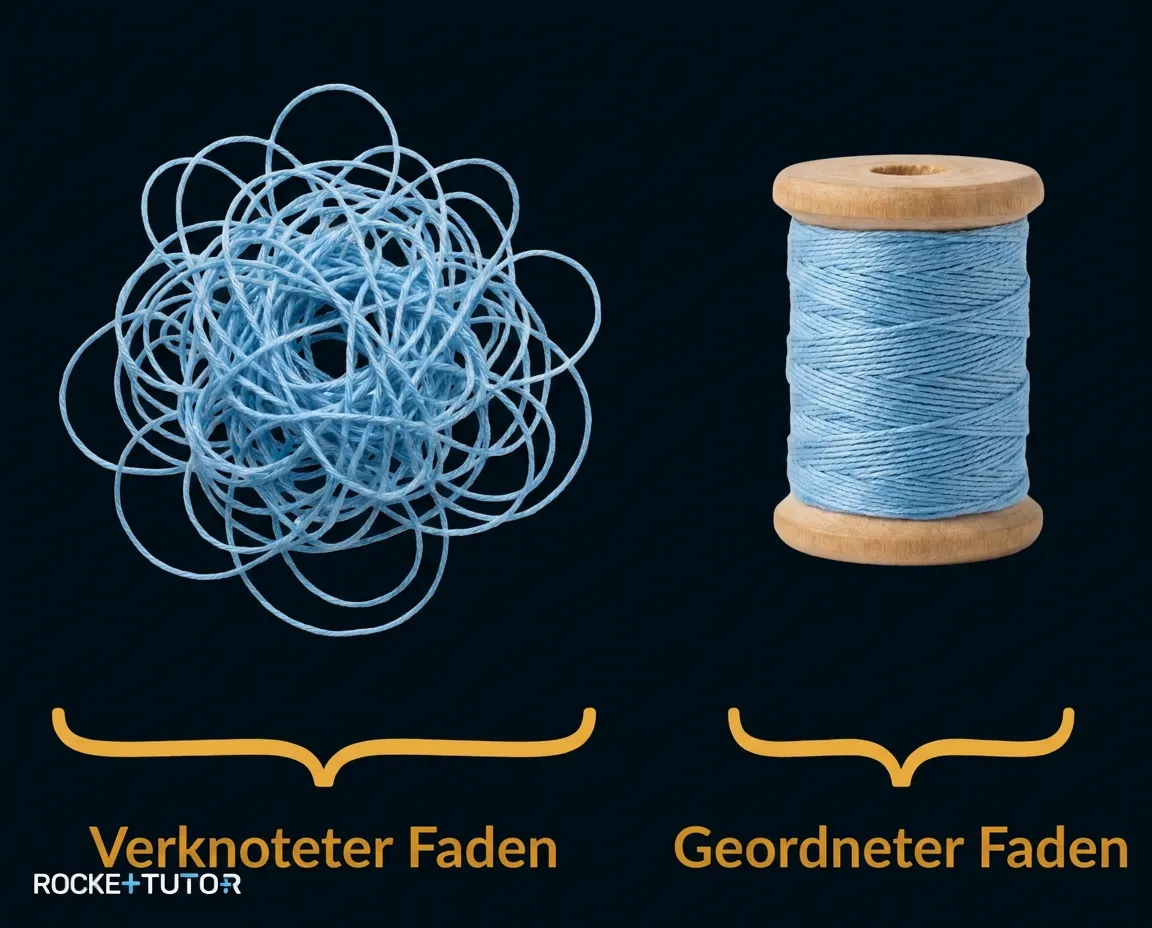 Zelle mit DNA Faden