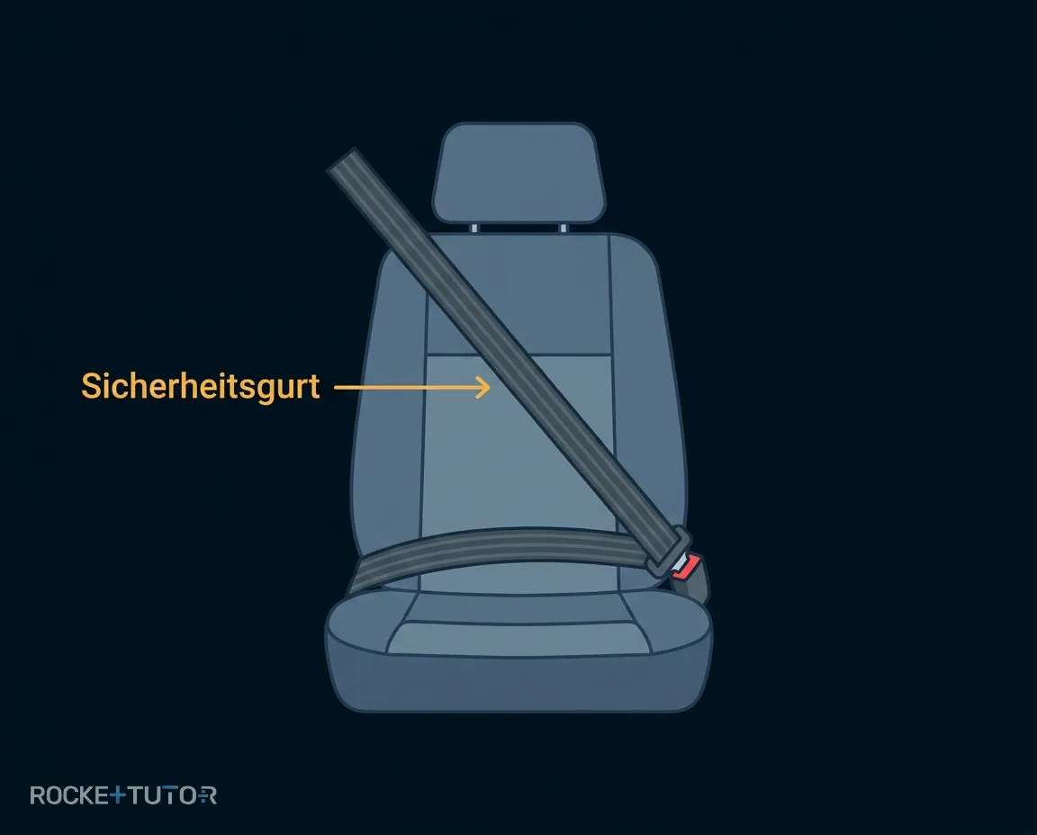 Sicherheitsgurt im Auto