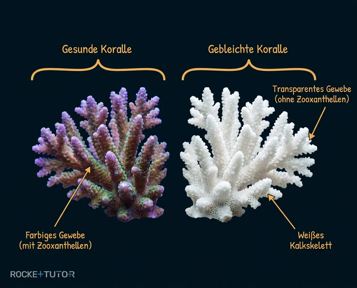 Gebleichte weiße Koralle
