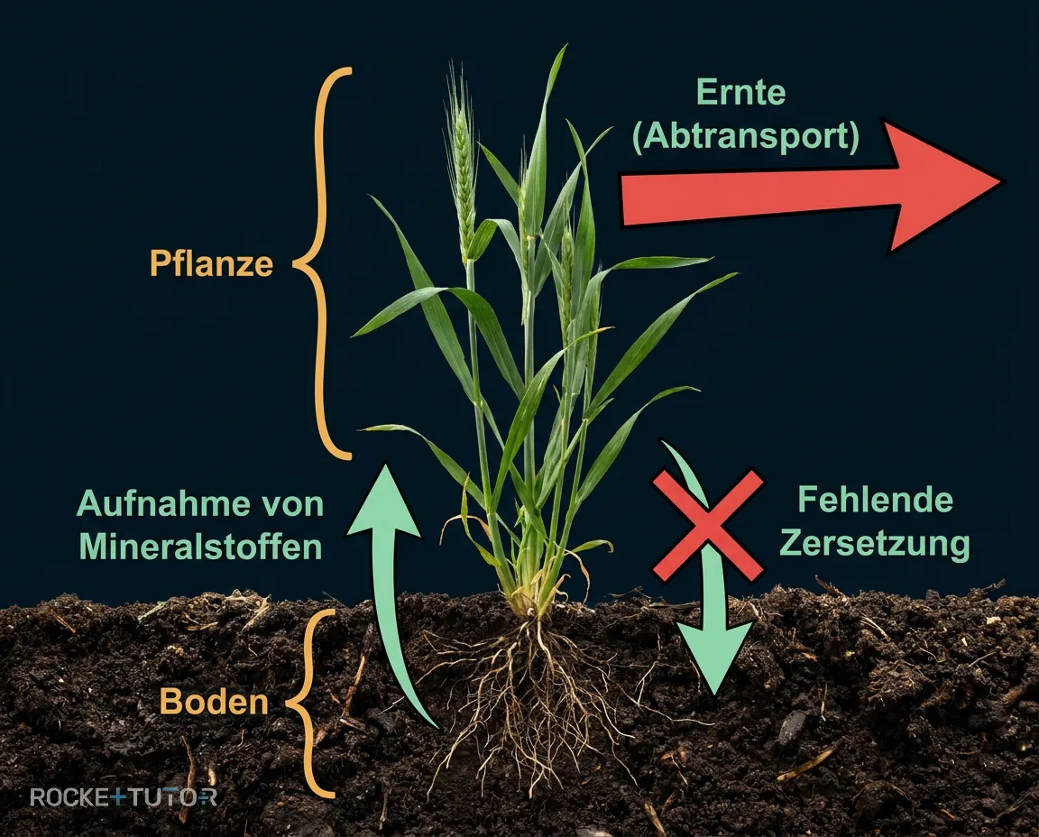 Kreislauf der Nährstoffe und Ernte