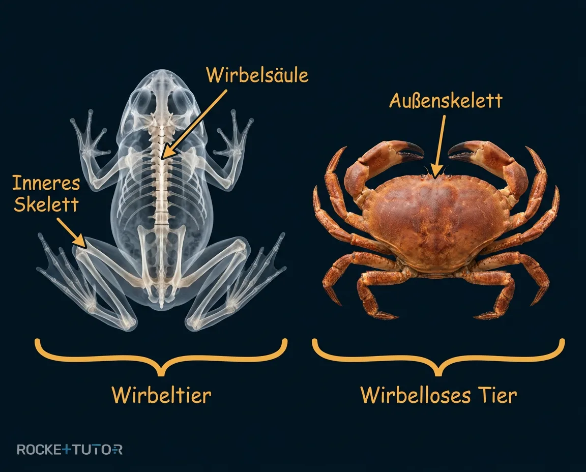 Wirbellose Tiere Übersicht